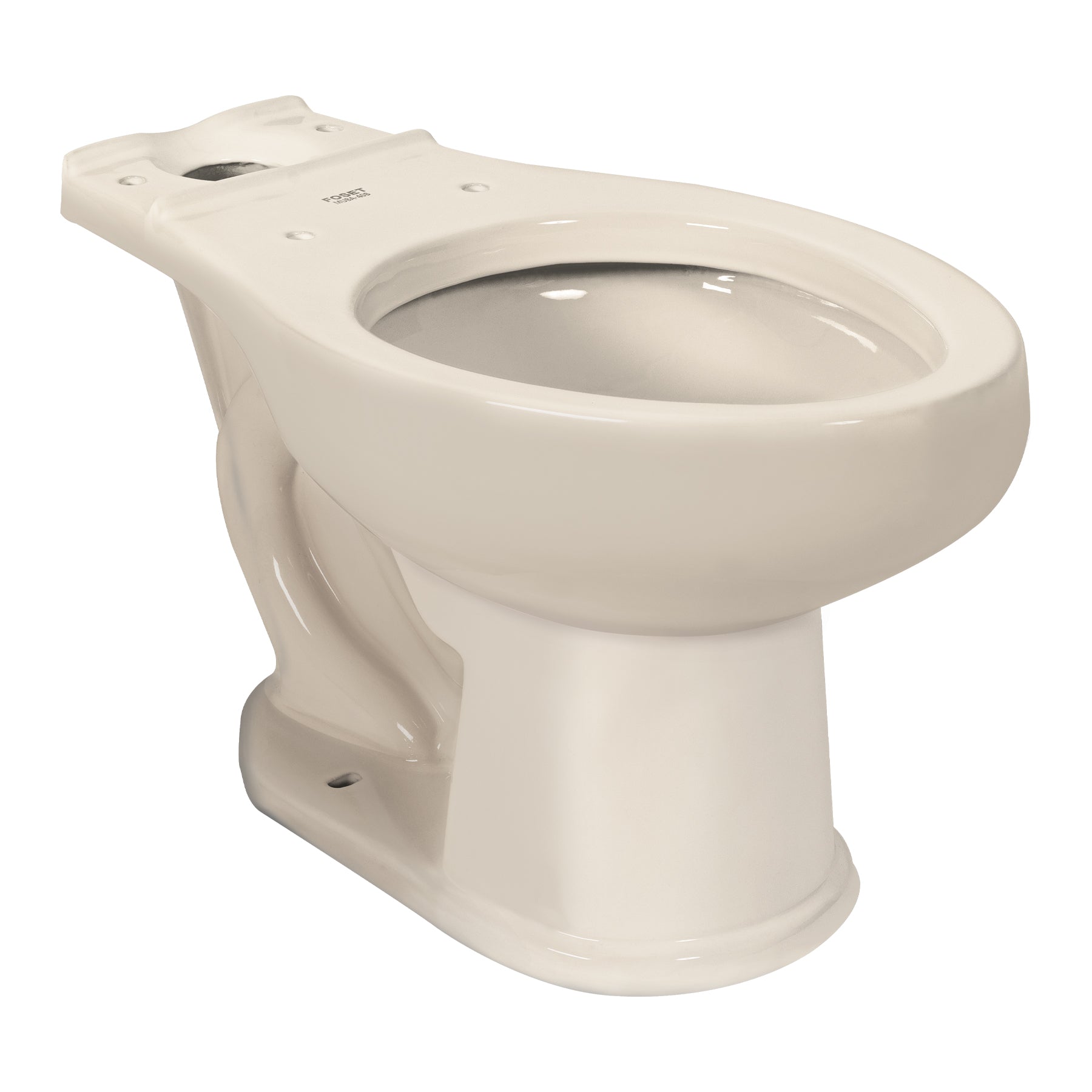 Taza alargada de porcelana, marfil, Foset