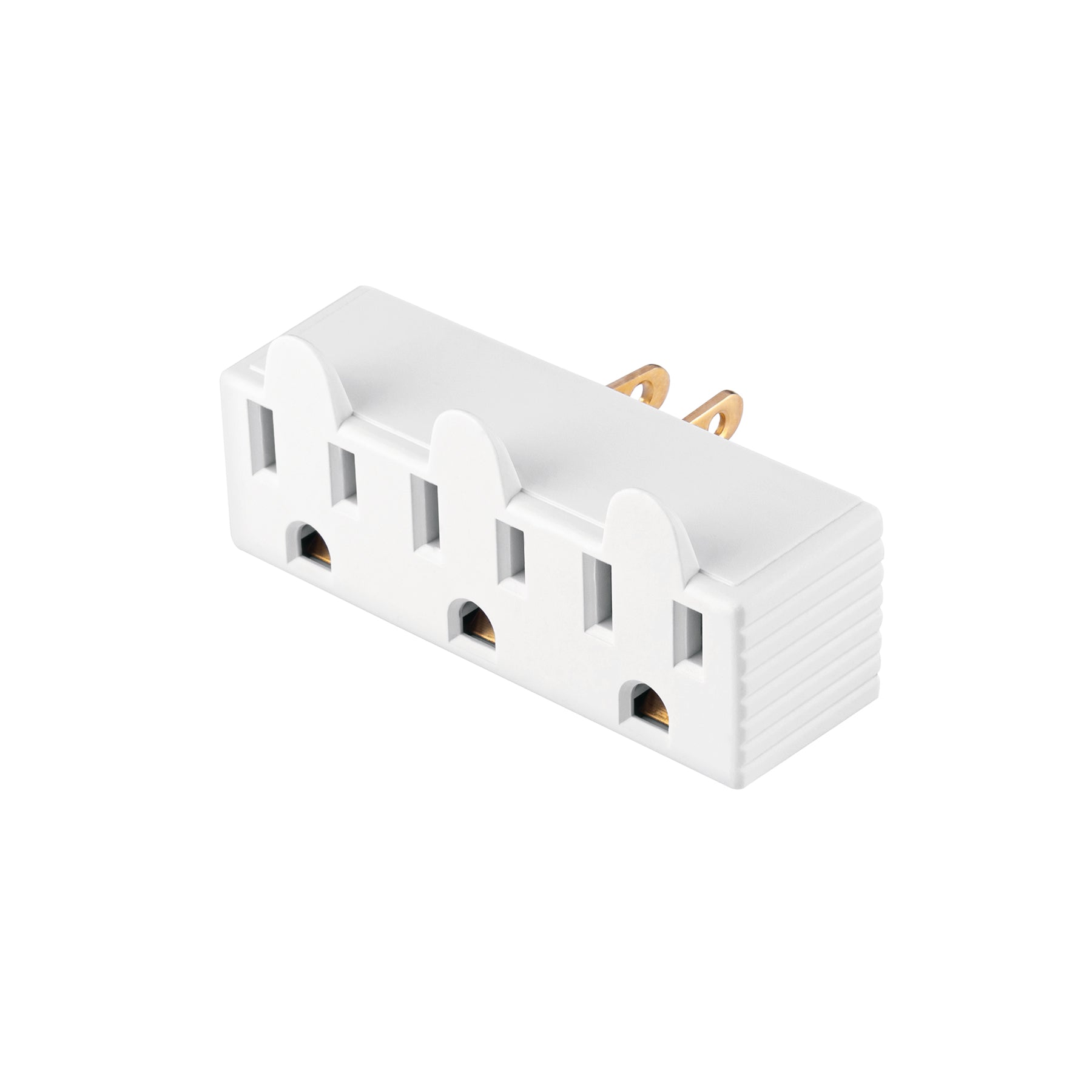 Multicontacto de barra triple aterrizado, a granel, Volteck, MUL-320G, 47199