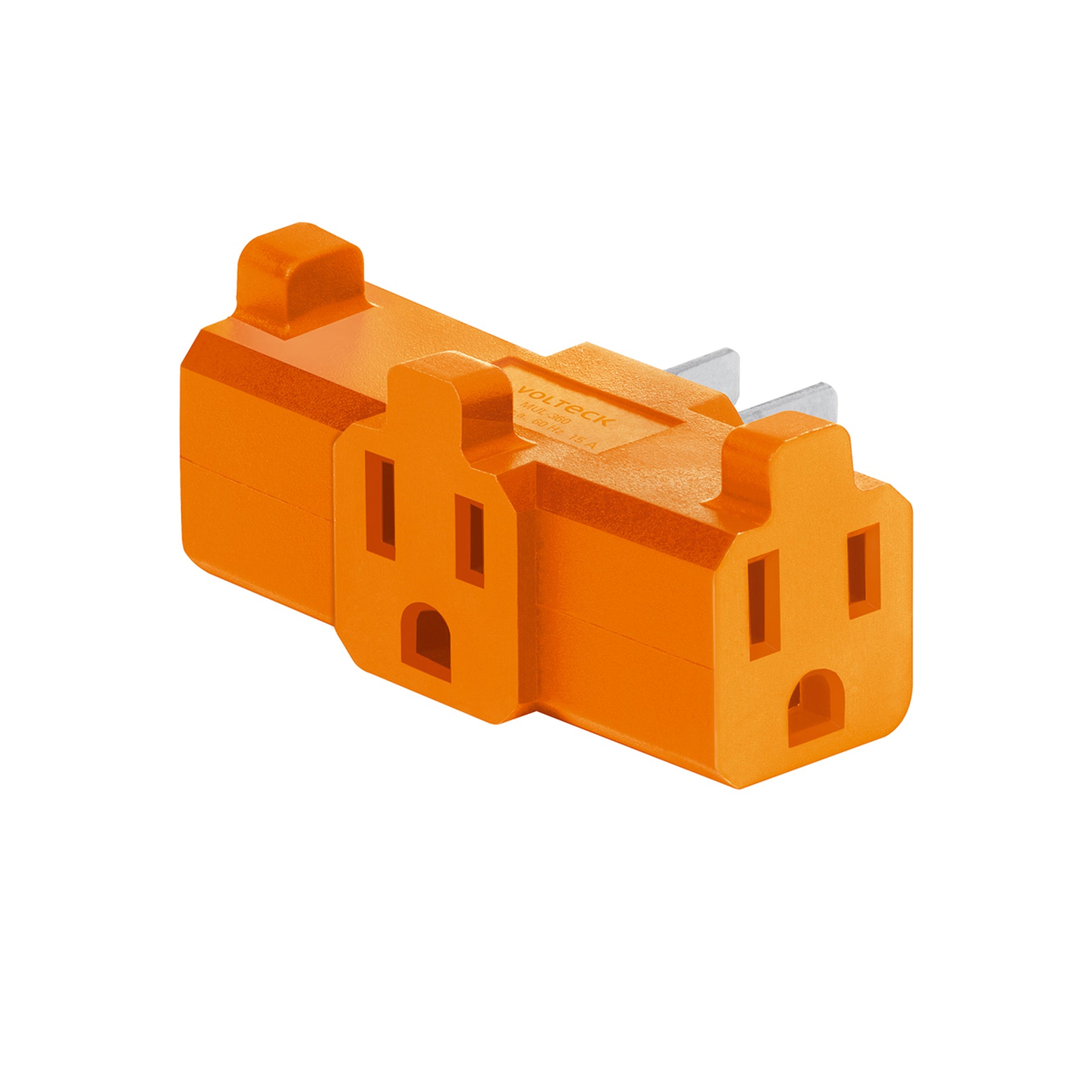 Multicontacto triple aterrizado, tipo "T" reforzado, Volteck, MUL-360, 46804
