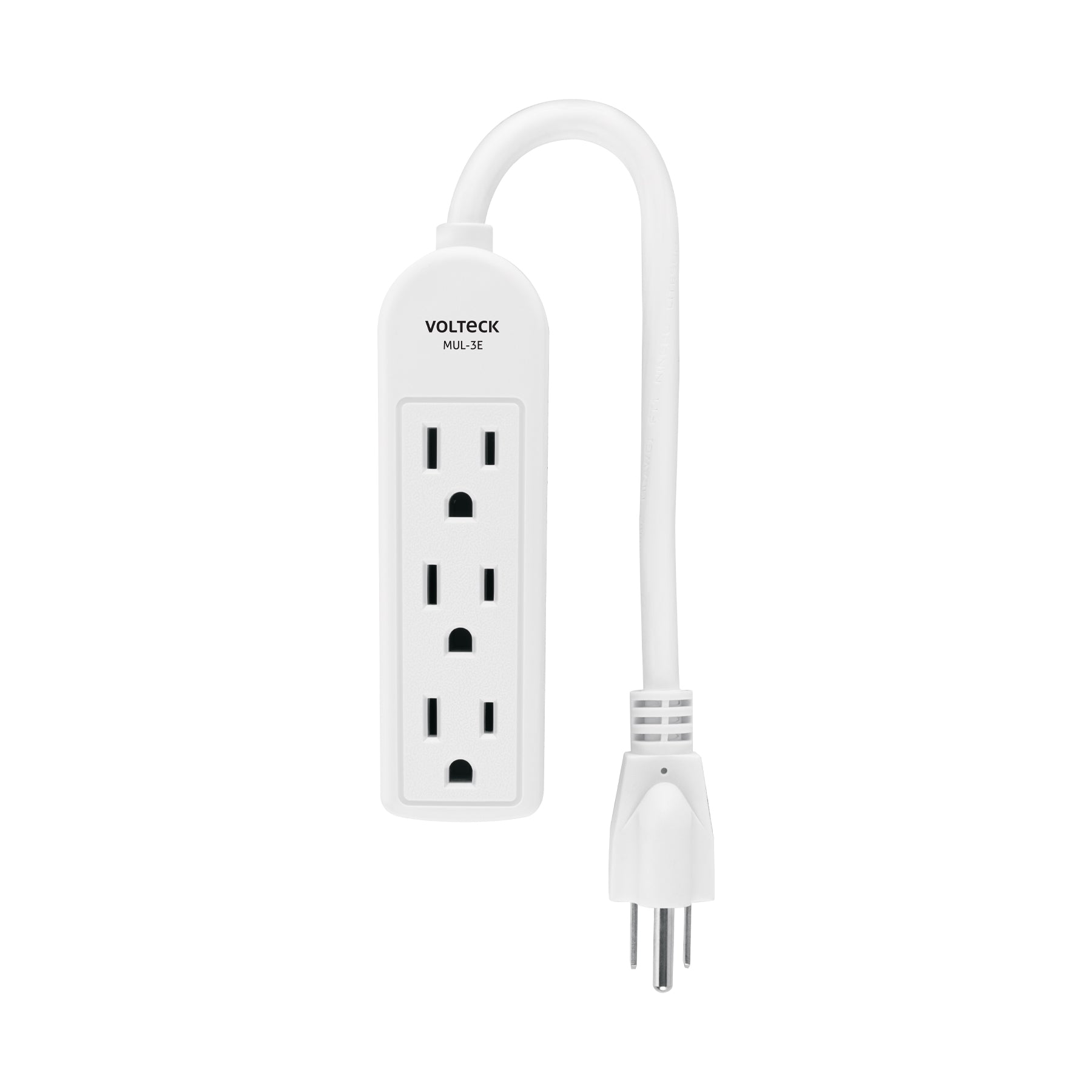 Multicontacto doméstico 3 entradas, Volteck, MUL-3E, 45864