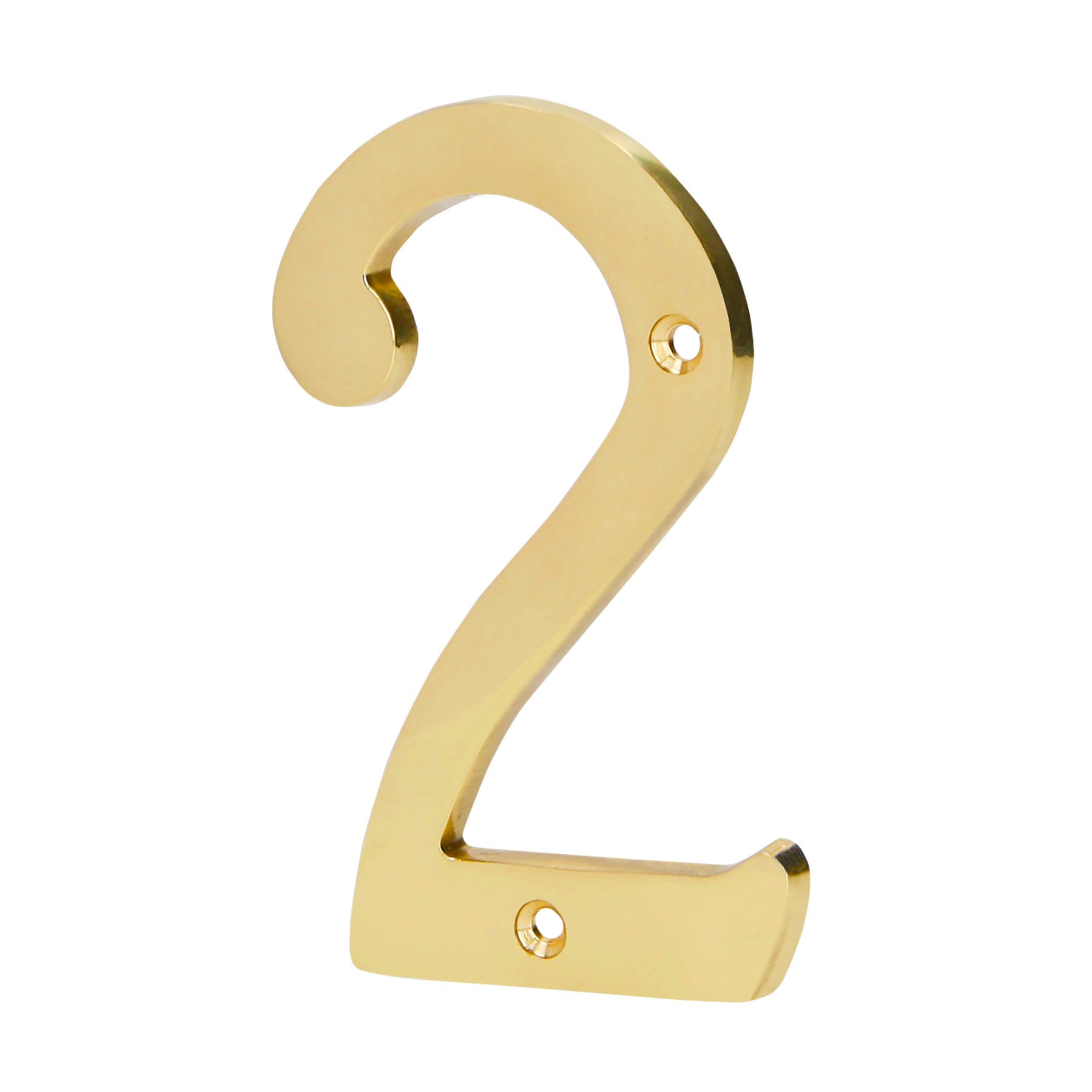 Número 2 de latón sólido 4", Hermex