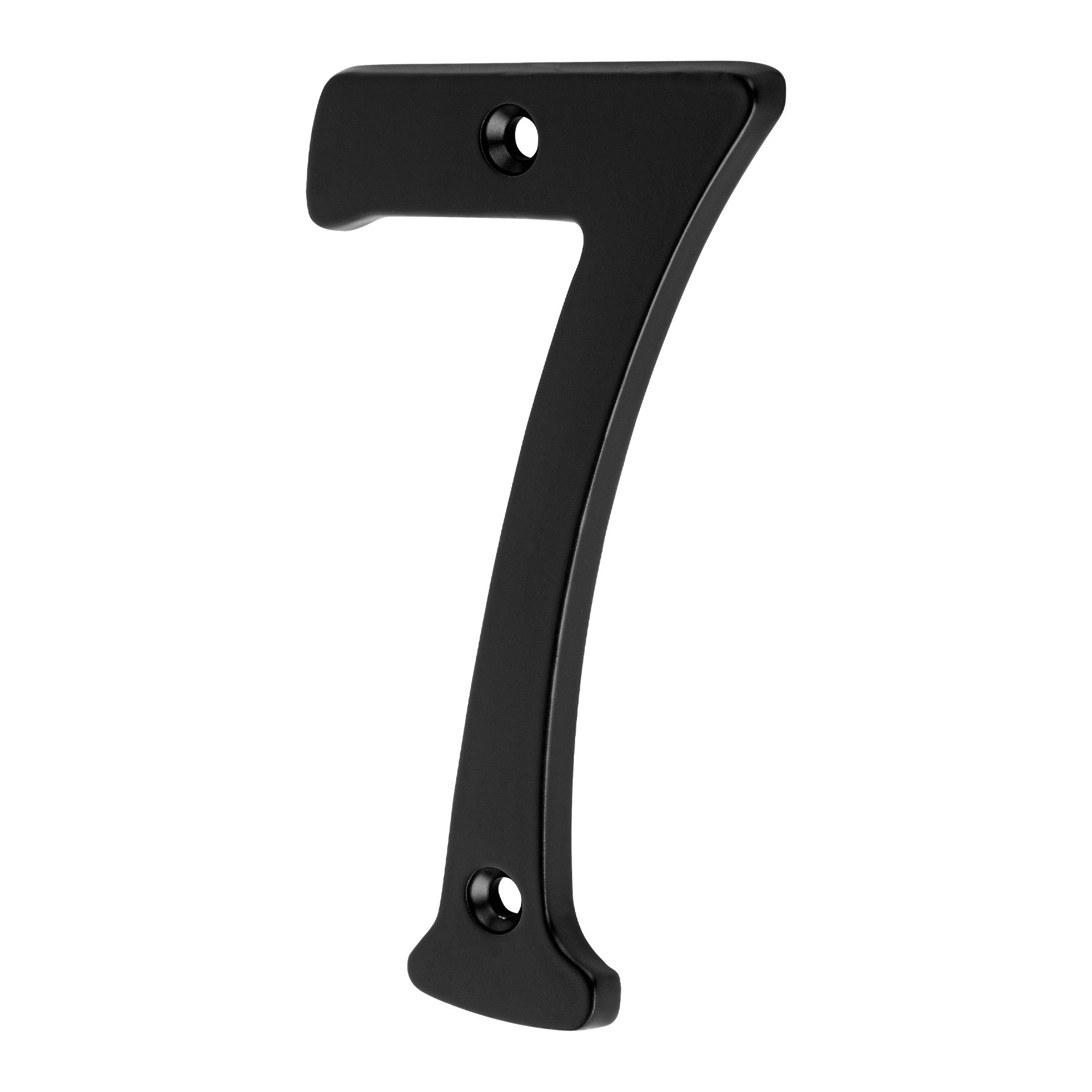 Número 7 de latón sólido 4", negro, Hermex, NUCH-7N, 47860