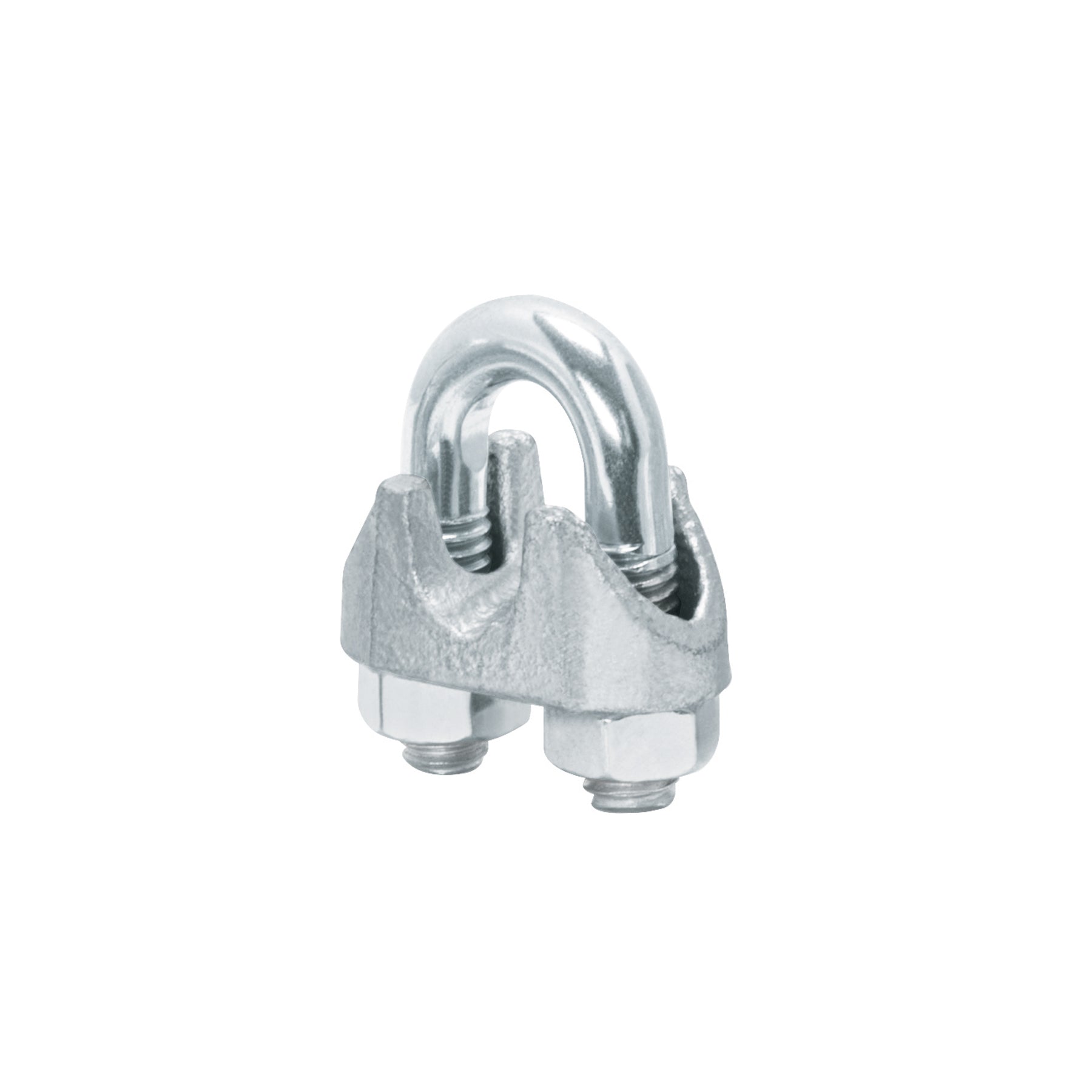 Blíster con 2 nudos (perros) de hierro para cable de 5/16", Fiero