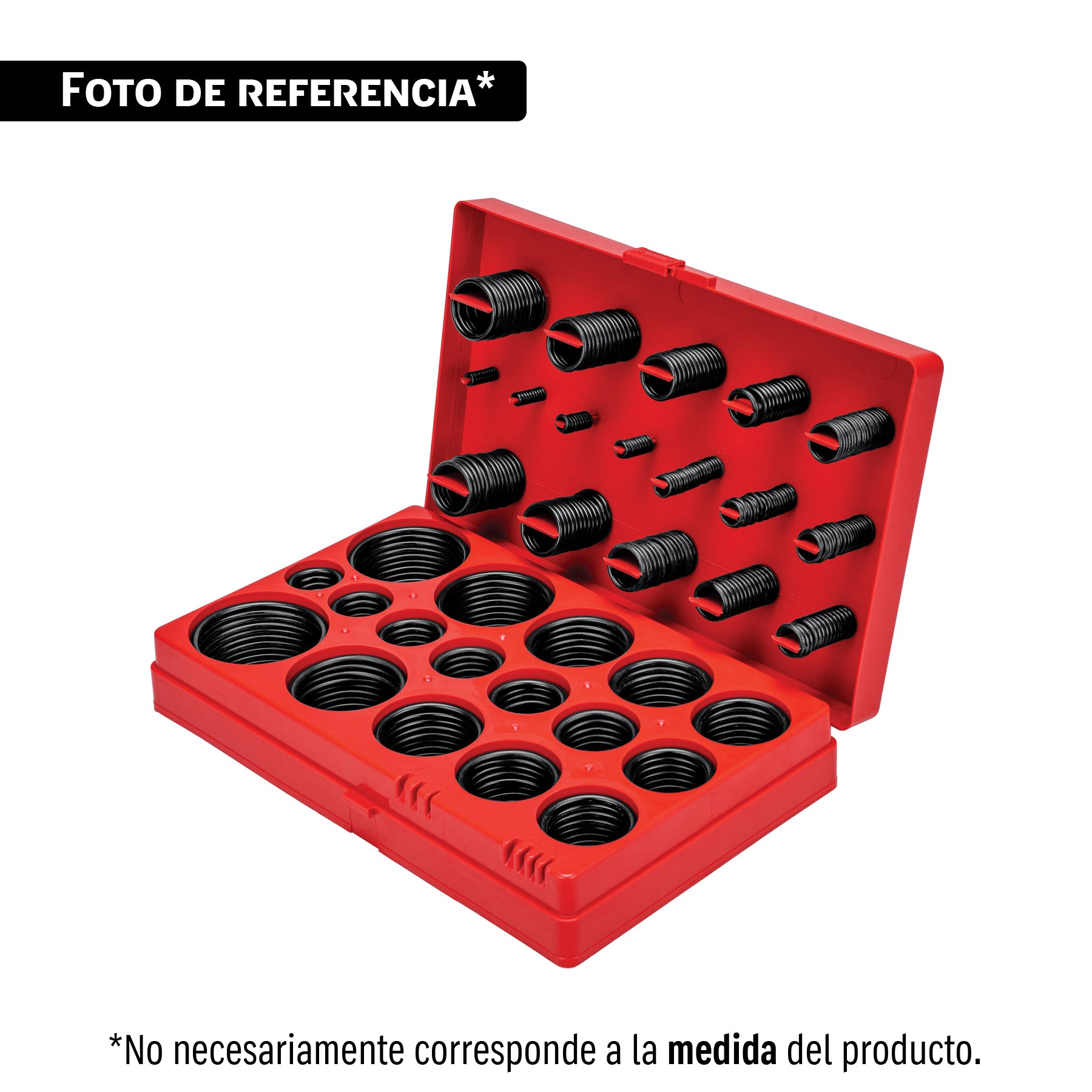 Juego O-Rings NBR 70 estándar 419 piezas, Fiero, ORI-419P, 43931