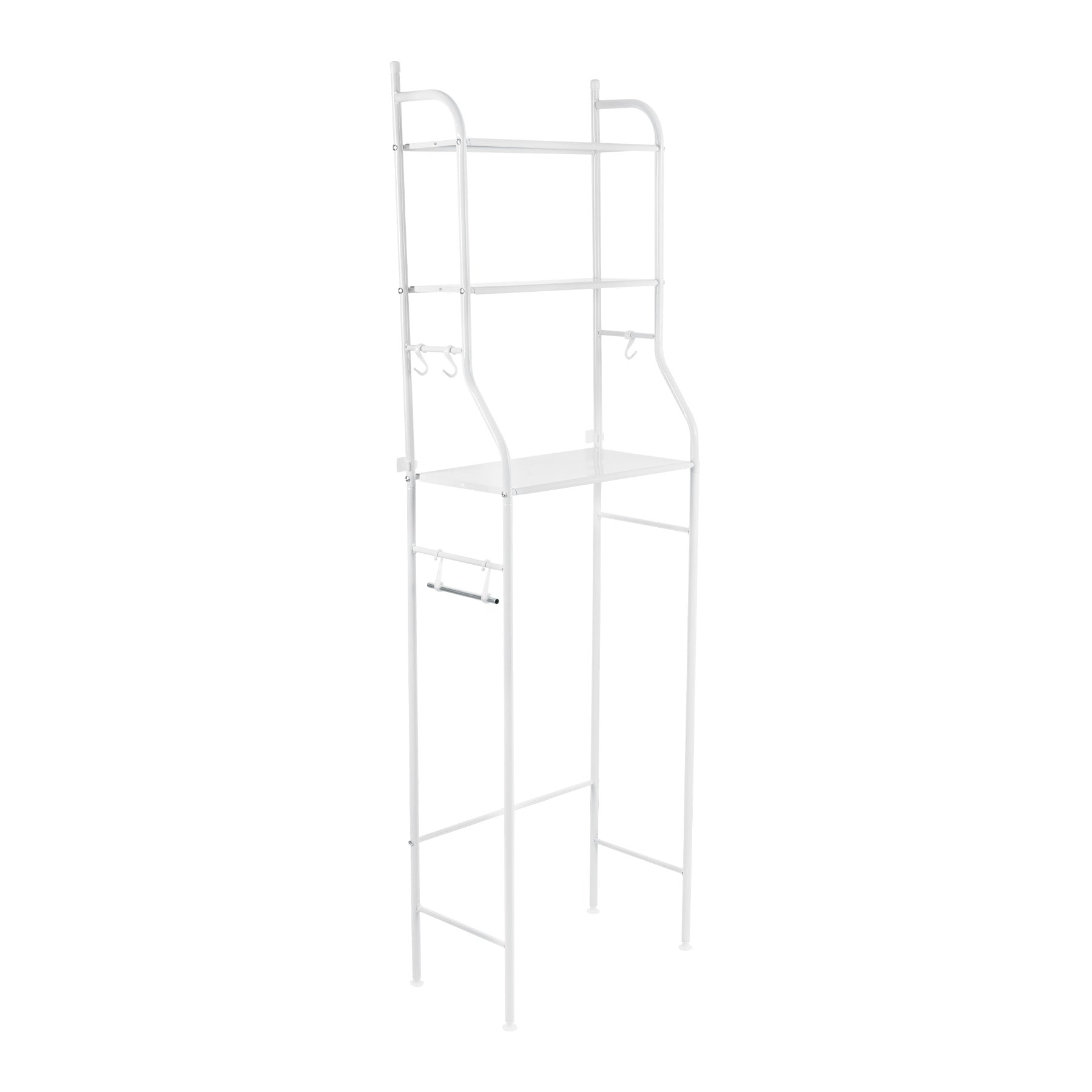 Mueble organizador blanco para baño con 3 repisas, Foset, OWC-3, 47907