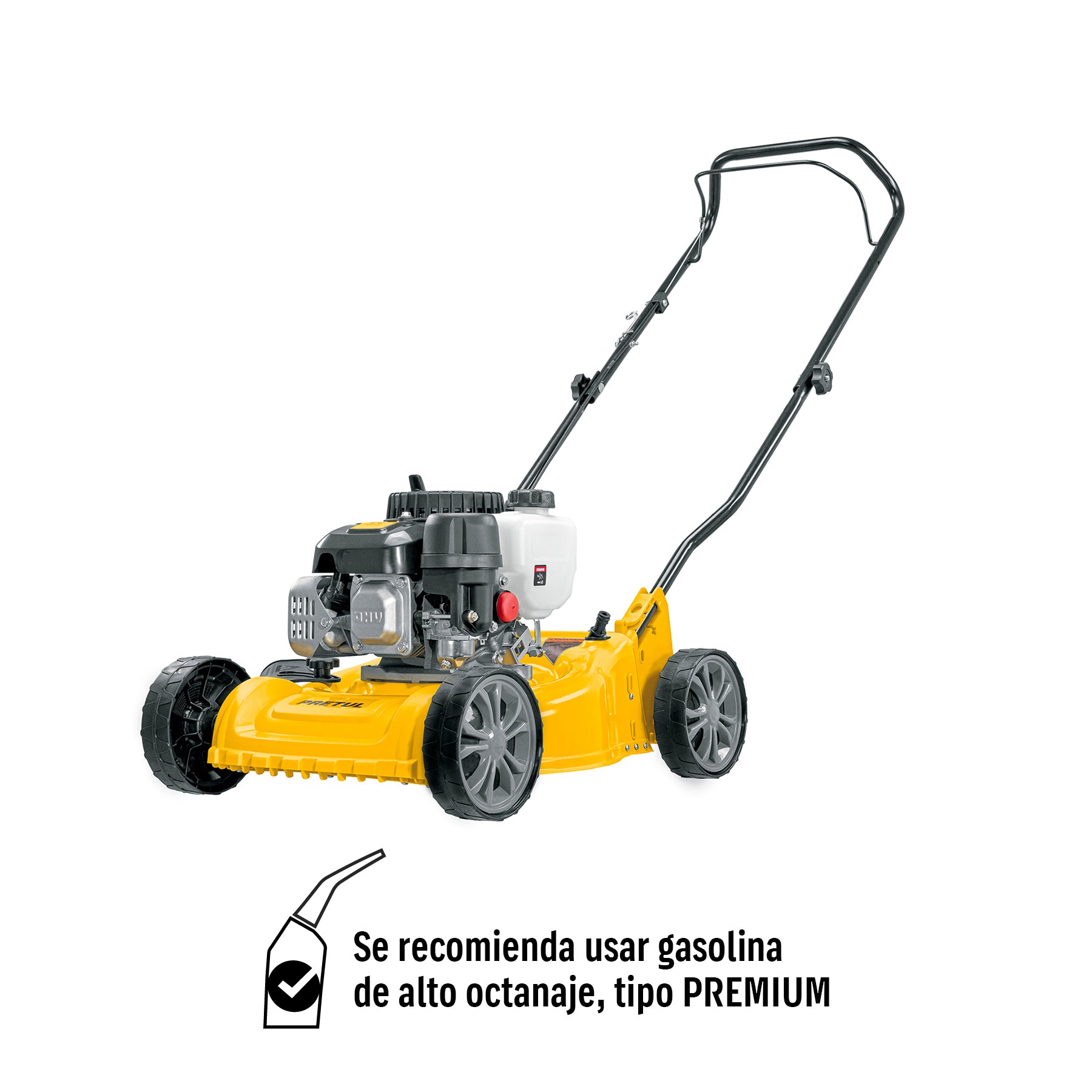 Podadora con motor a gasolina de 3 HP, 16" de corte, Pretul