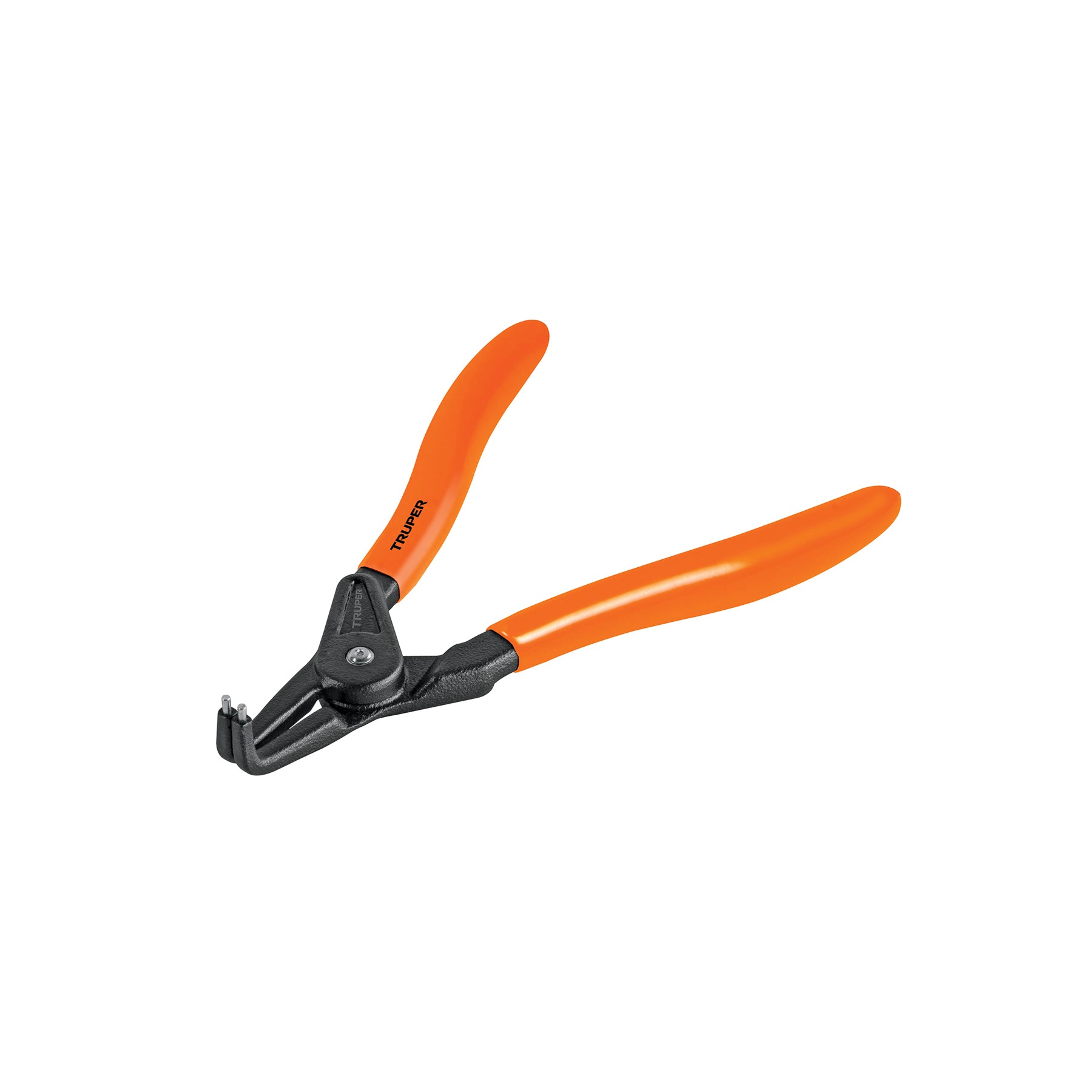 Pinza punta a 90∞ 6-3/4" para abrir anillos, mango de PVC