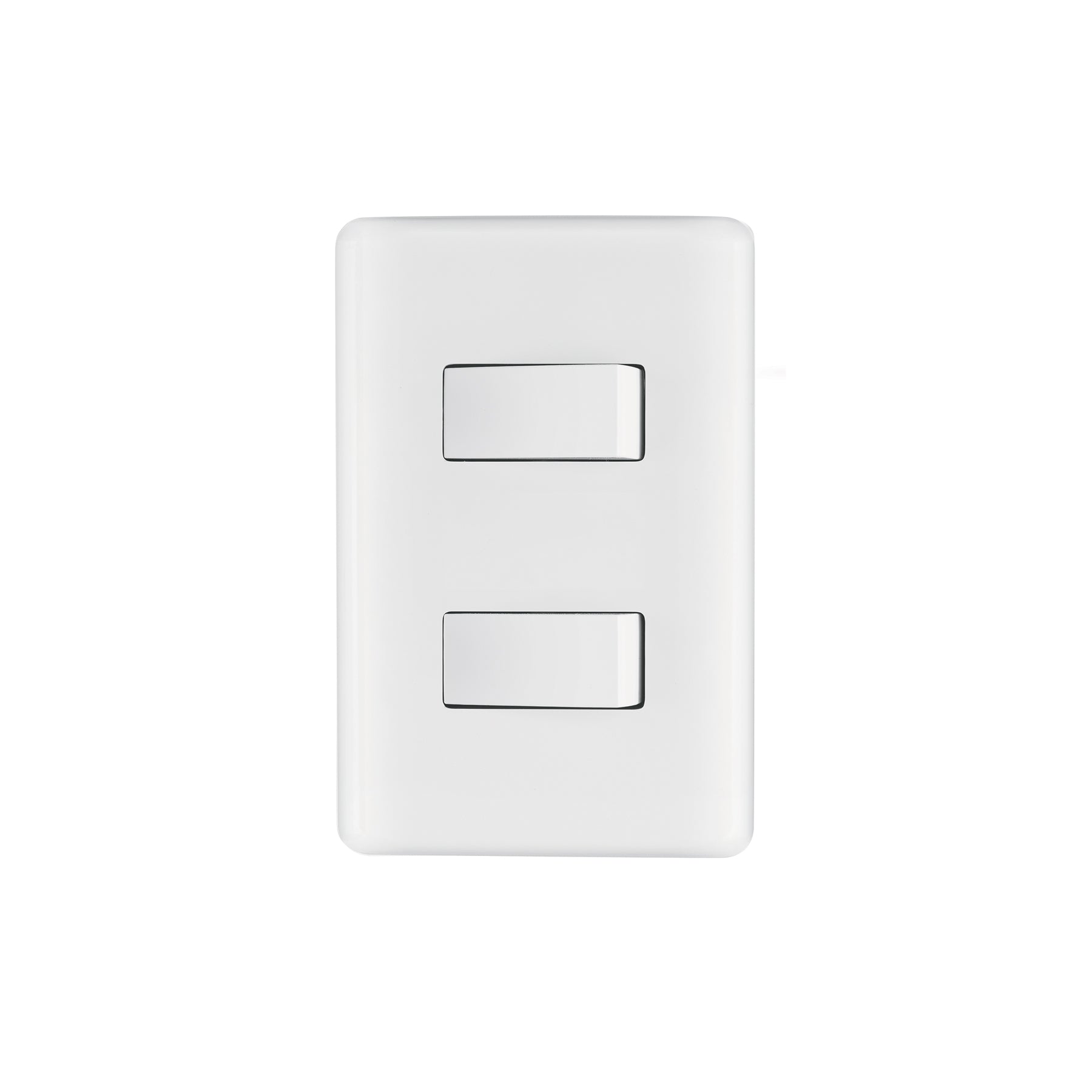 Placa armada con 2 interruptores sencillos, BASIC, Volteck, PA-APDO-B, 25080