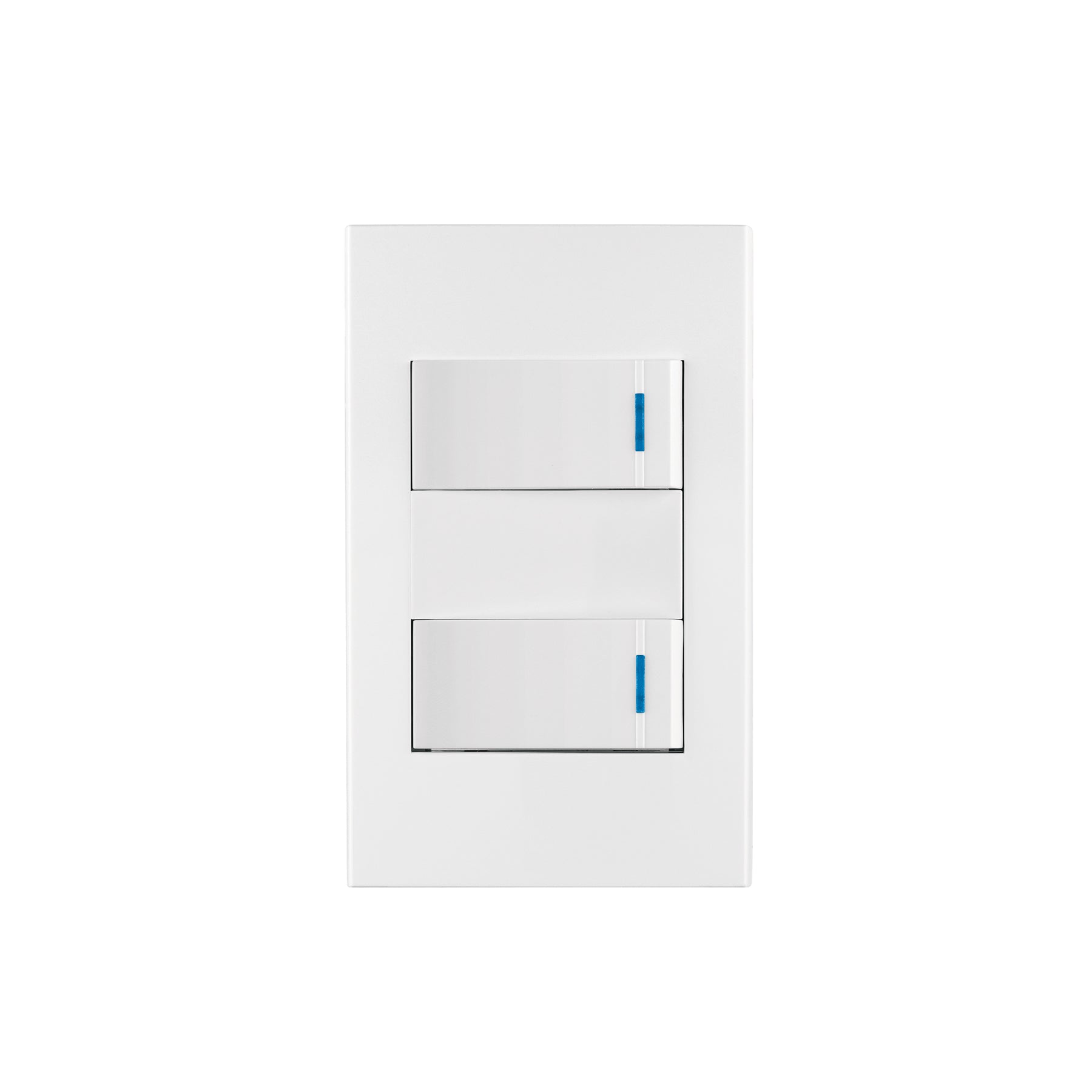 Placa armada 2 interruptores 1de 3vías,1 mod,Española,blanco, Volteck, PA-APDO1-EEB, 45602