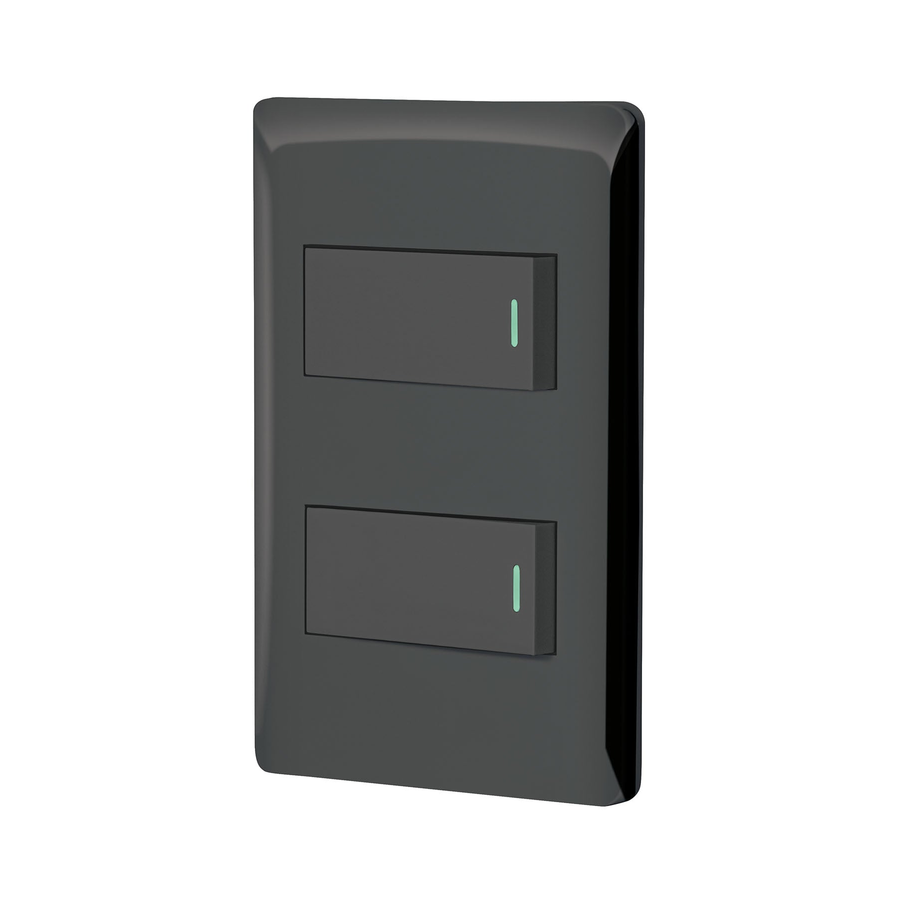 Placa armada negra con 2 interruptores 1 módeloulo, Lisboa