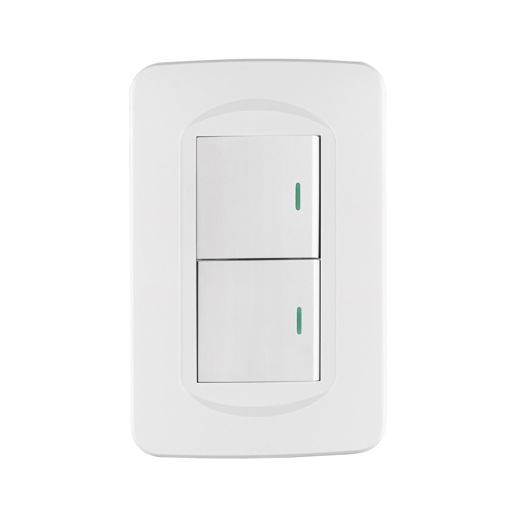 Placa armada 1 interruptor y 1 de 3 vías 1.5 mód., Toledo