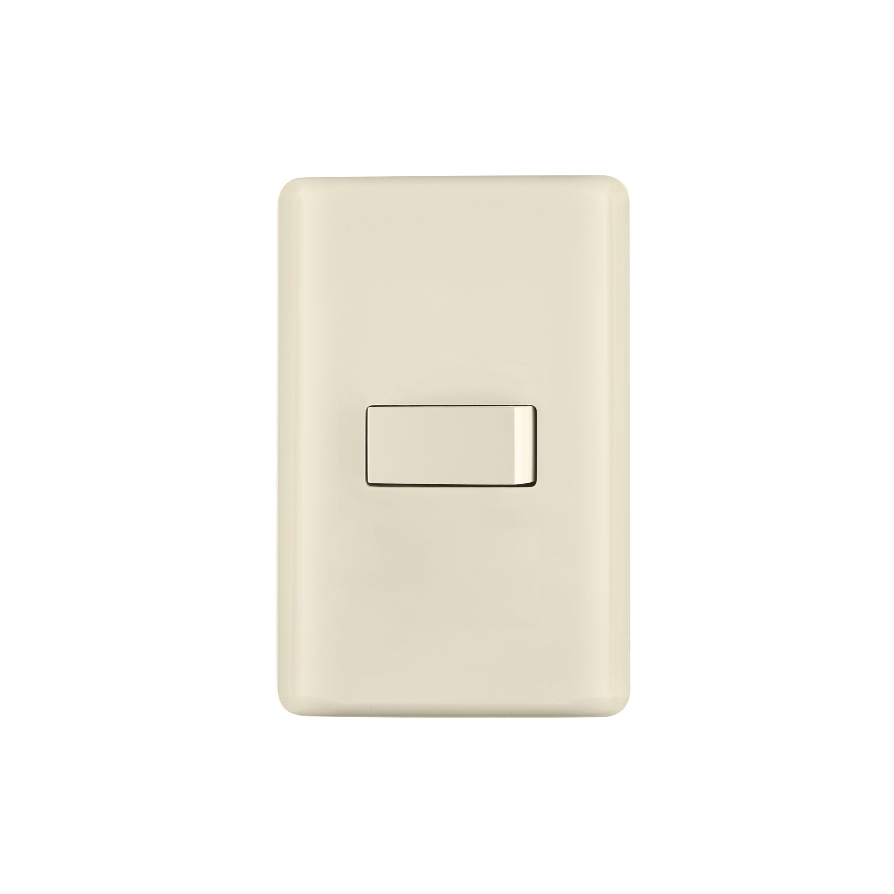 Placa armada 1 interruptor de escalera, marfil, BASIC, Volteck, PA-APSE-EBI, 26641