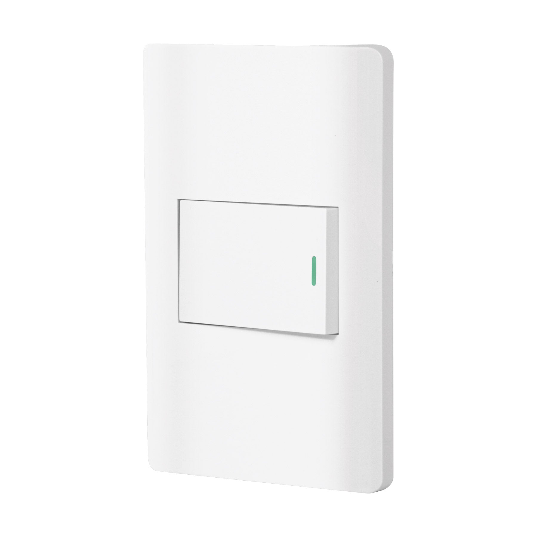 Placa armada blanca 1 interruptor de 3 vías 1.5 módelo, Lisboa