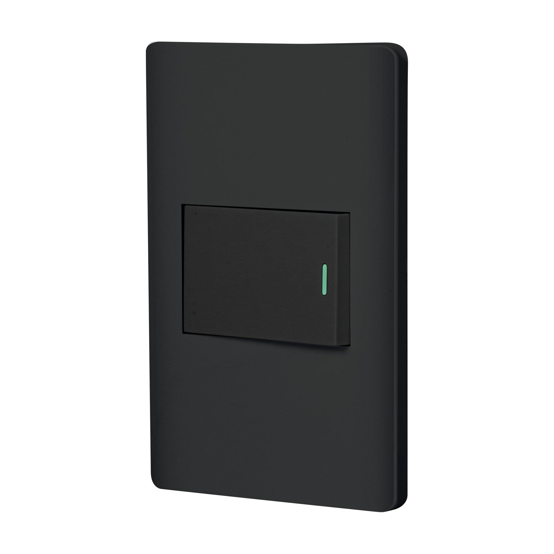 Placa armada negra 1 interruptor de 3 vías 1.5 módelo, Lisboa