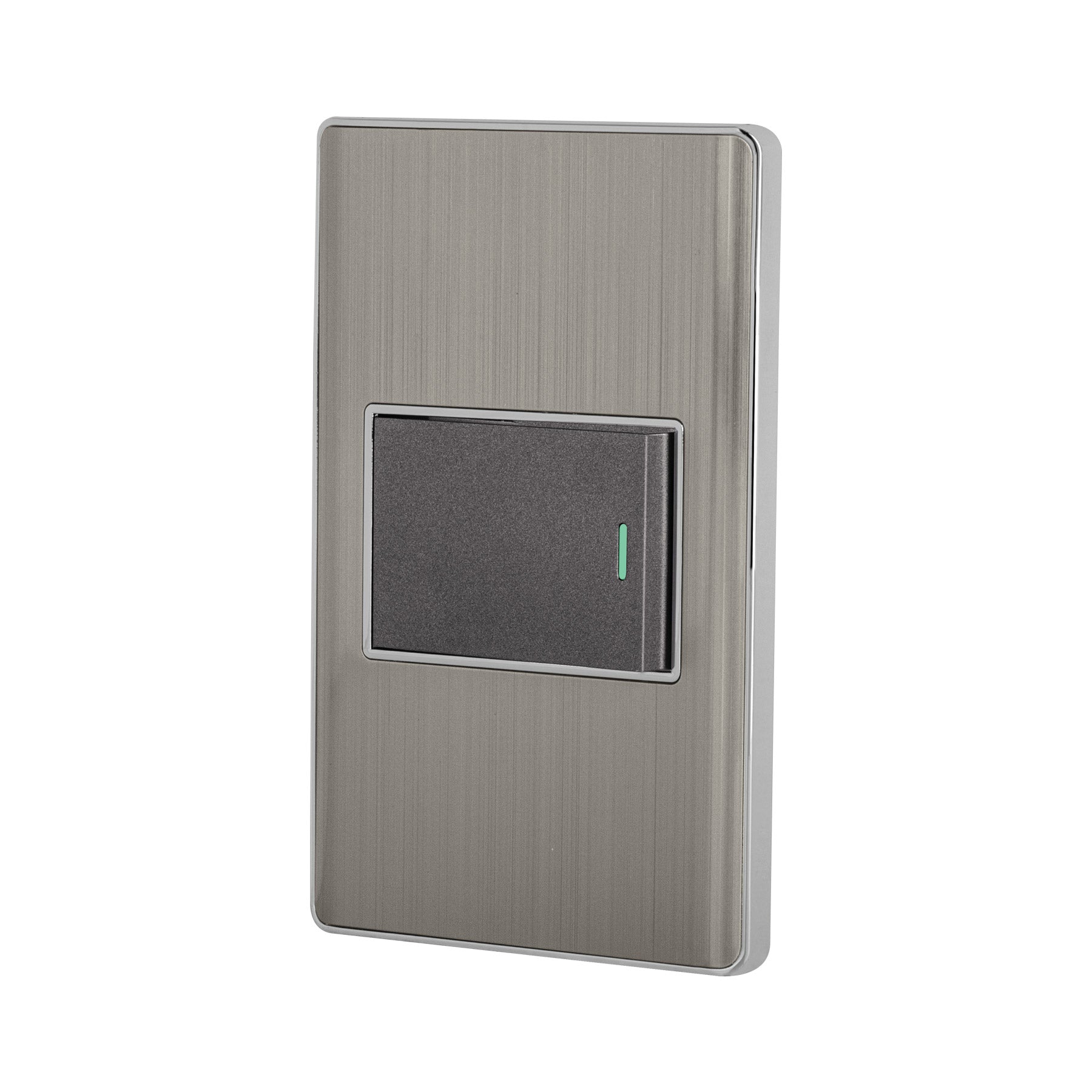 Placa armada acero inox 1 interruptor 1.5 módeloulos, Lisboa