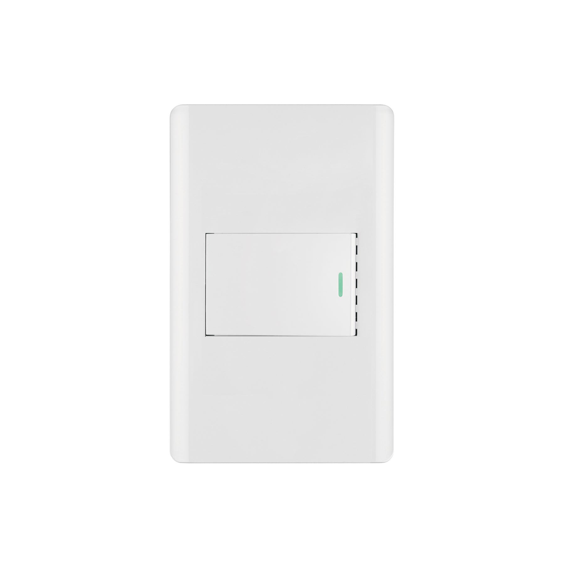 Placa armada blanca 1 interruptor 1.5 módulos, Lisboa, Volteck, PA-APSE15-LB, 47958