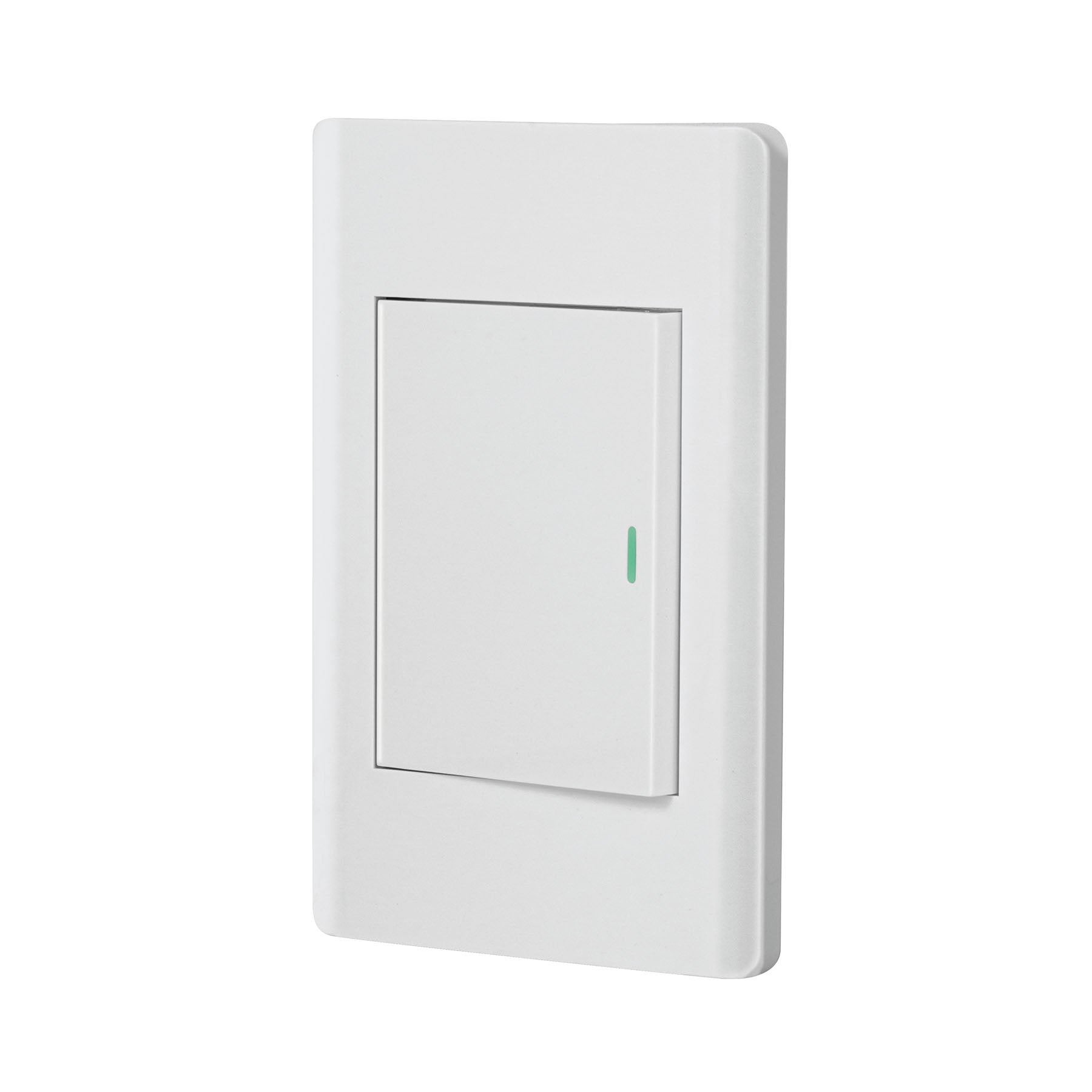 Placa armada blanca 1 interruptor 3 módeloulos, Lisboa, Volteck