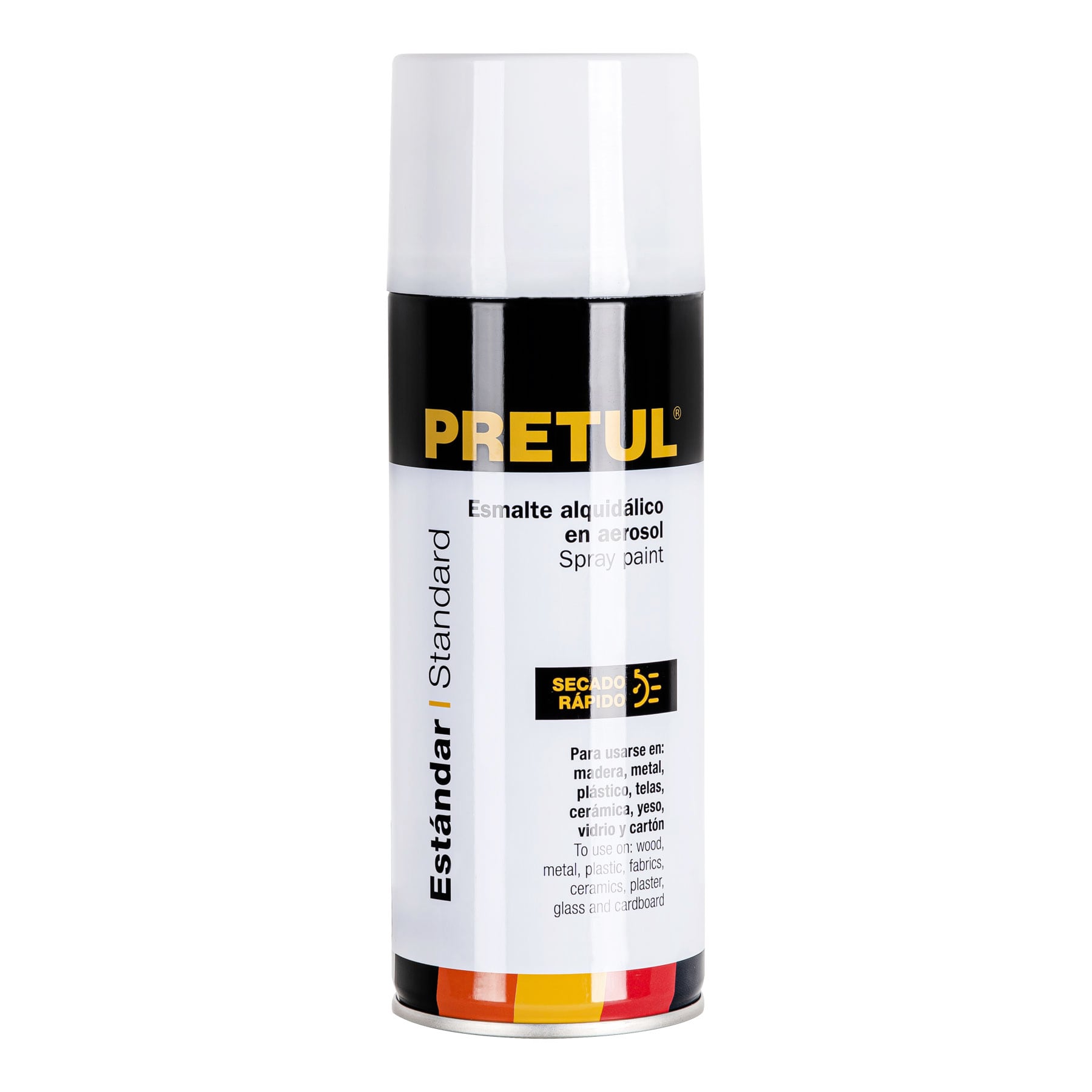 Pintura en aerosol, blanco mate, 400 ml, Pretul, PA-BM-P, 27175