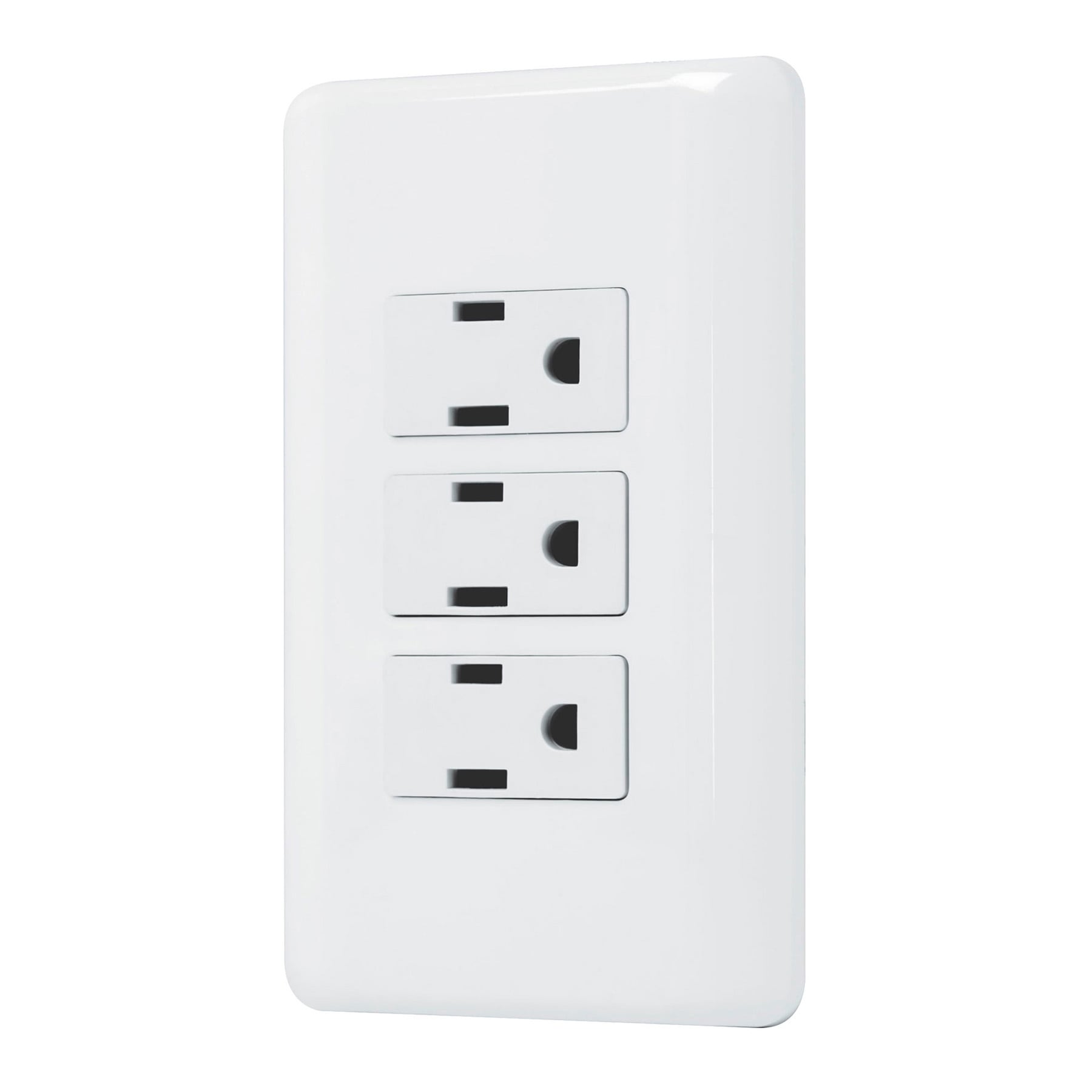 Placa armada con 3 contactos, Volteck Basic