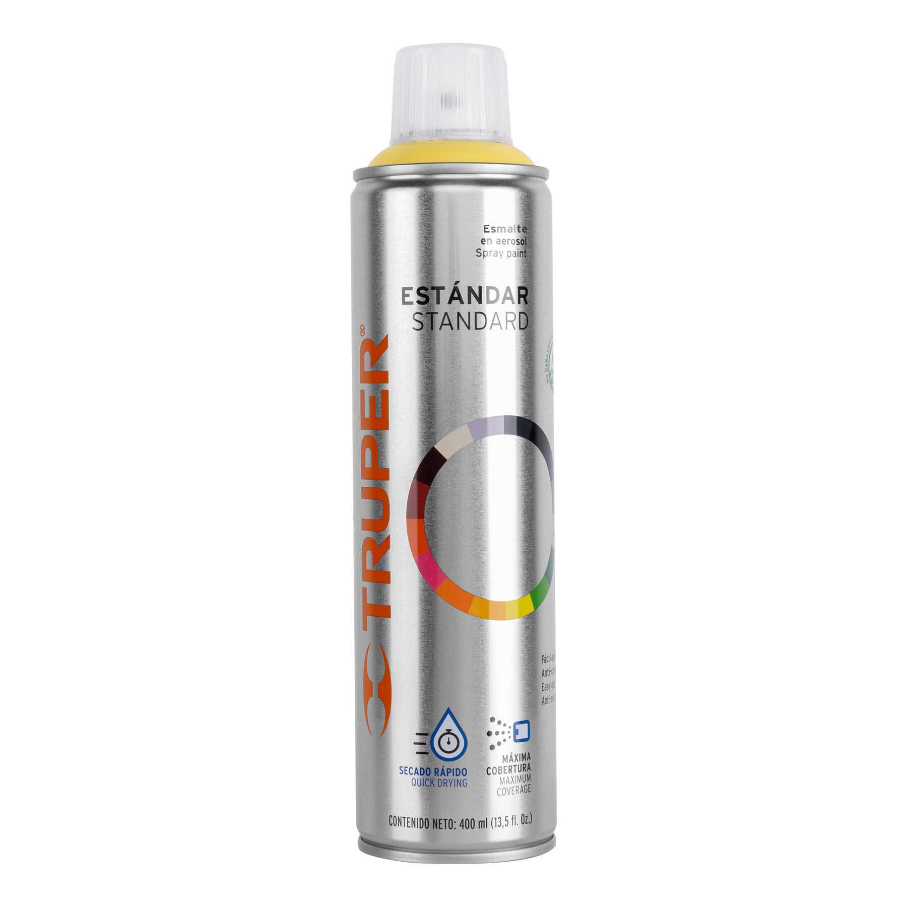 Pintura en aerosol, marfil, bote esbelto, 400 ml