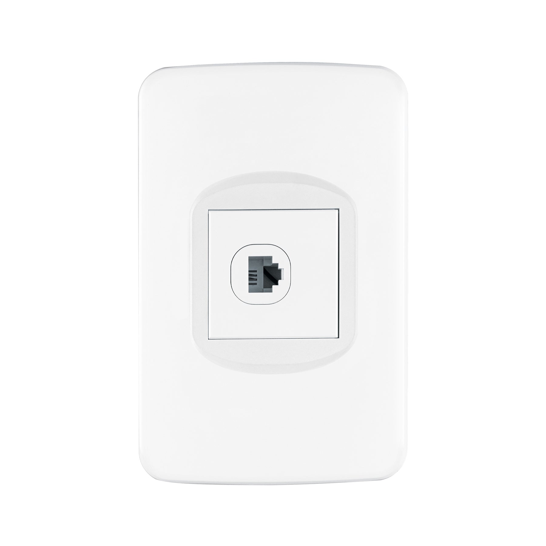 Placa armada 1 toma para teléfono 1.5 módulos, Toledo, Volteck, PA-TE-TB, 29061