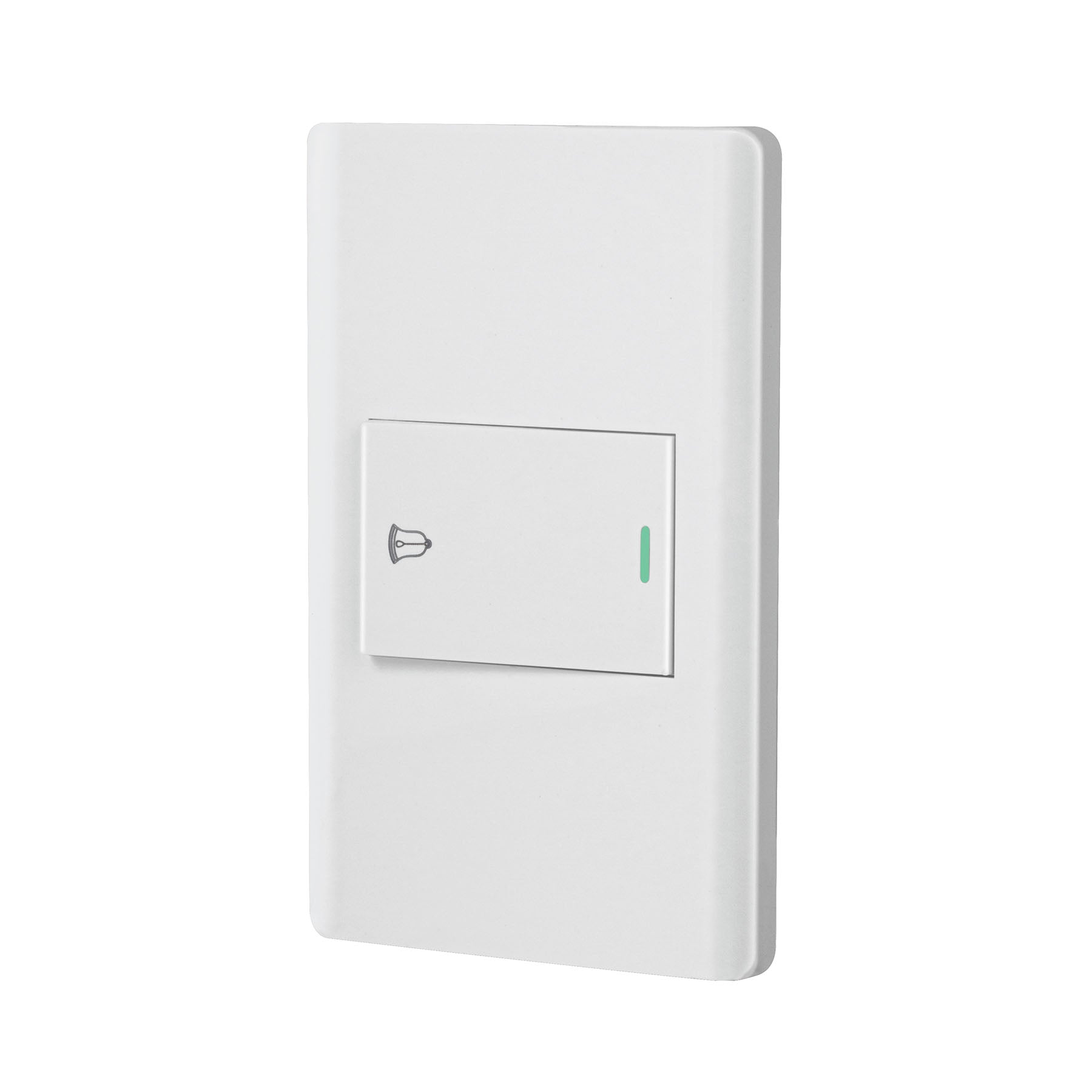 Placa armada blanca 1 interruptor de timbre 1.5 mód, Lisboa, Volteck, PA-TI-LB, 47963