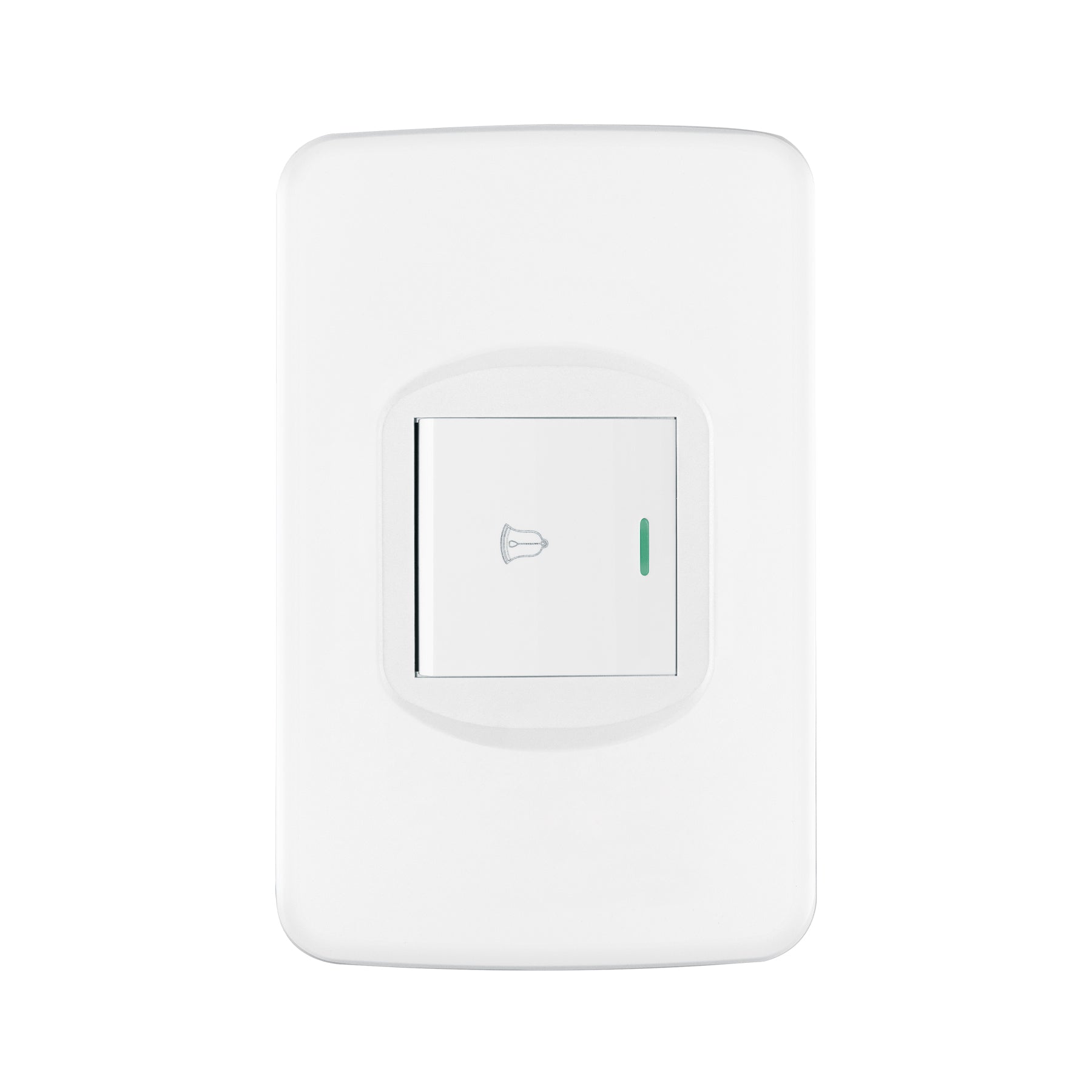 Placa armada 1 interruptor de timbre 1.5 módulos, Toledo, Volteck, PA-TI-TB, 29055