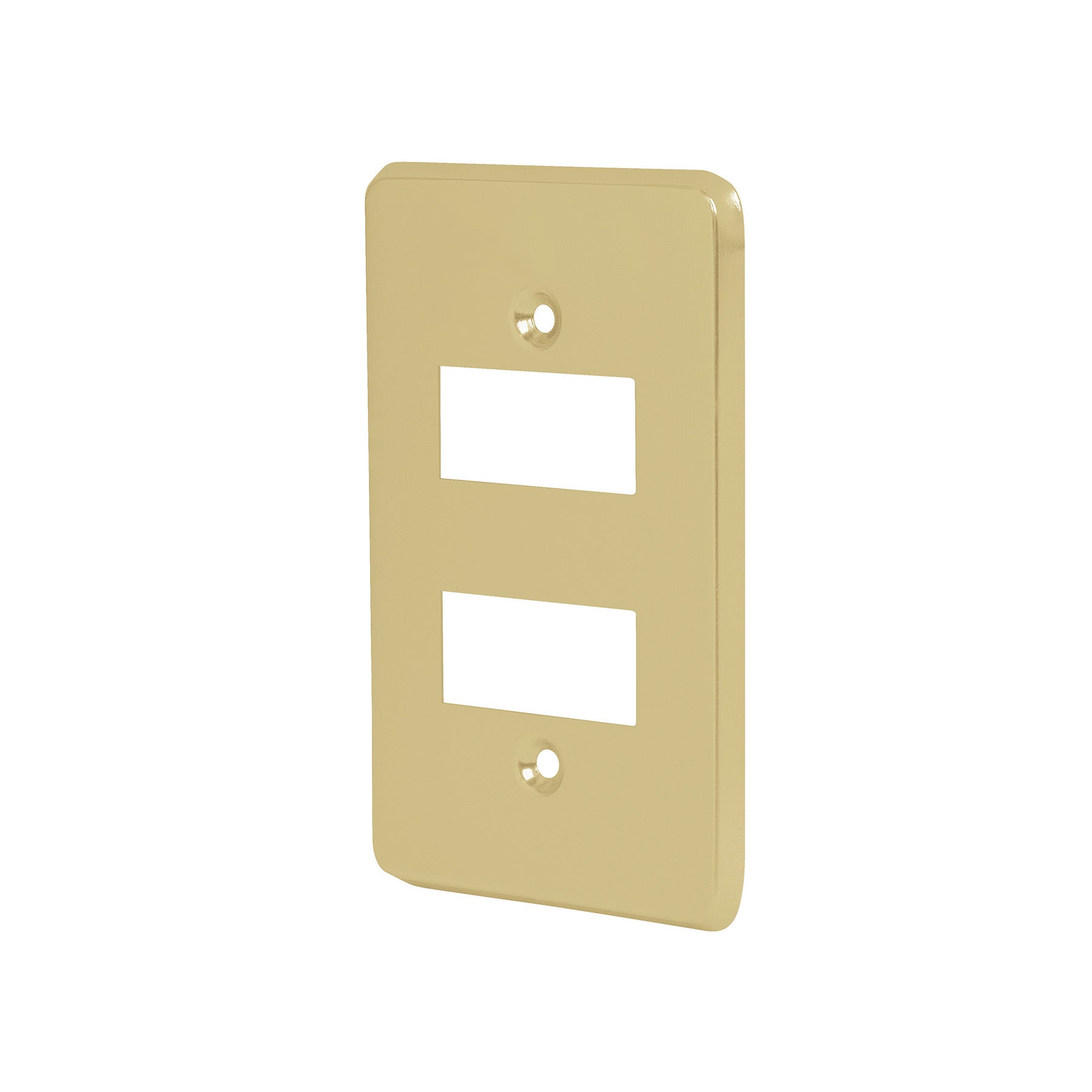 Placa 2 módeloulos, de aluminio, línea Económica, Volteck