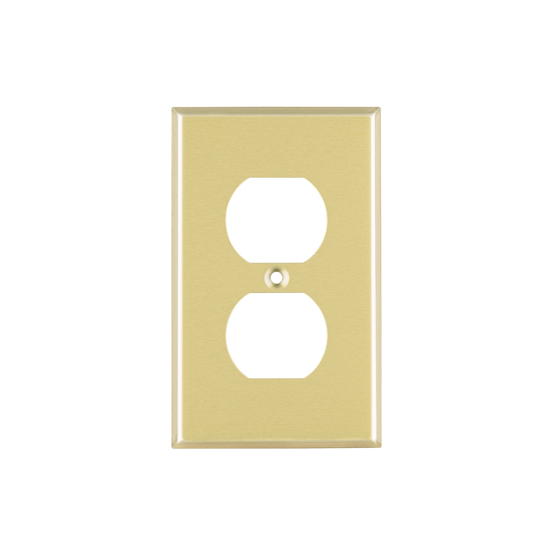 Placa dúplex de aluminio, línea Standard, Volteck, PADO-S, 46408