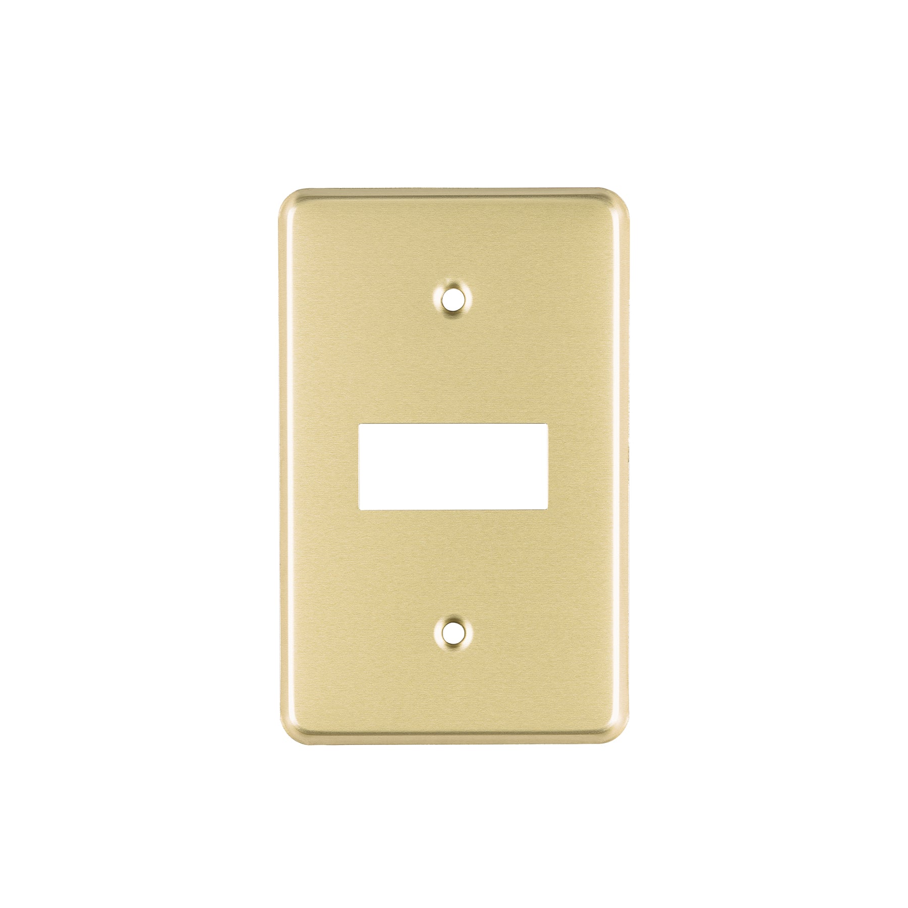 Placa 1 módulo, de aluminio, línea Económica, Volteck, PASE-E, 46435