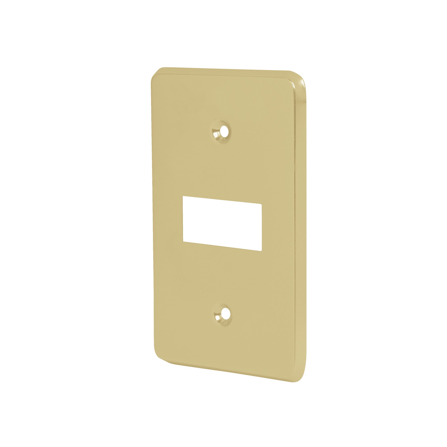 Placa 1 módeloulo, de aluminio, línea Económica, Volteck