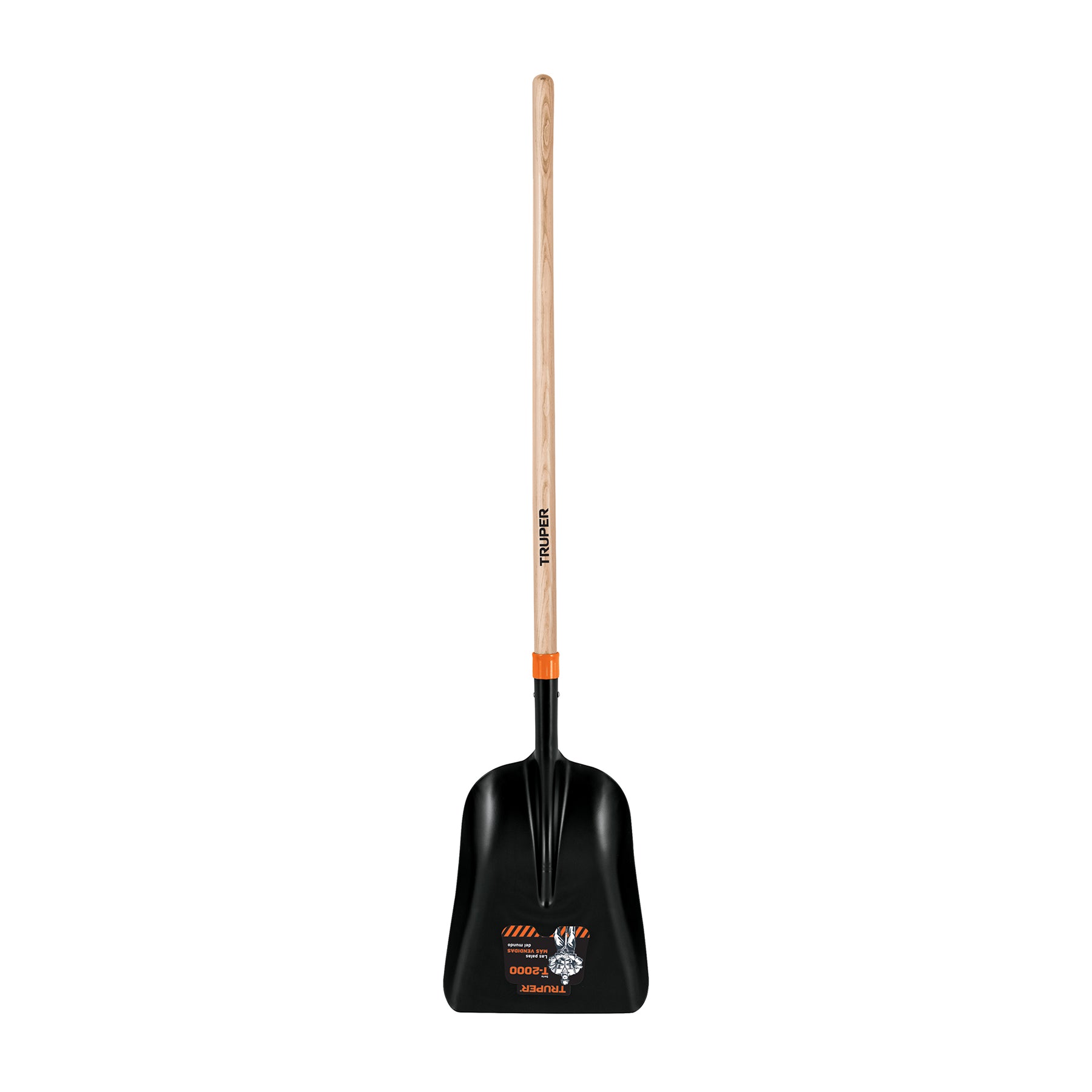 Pala carbonera chica T-2000 con mango largo de 43", Truper