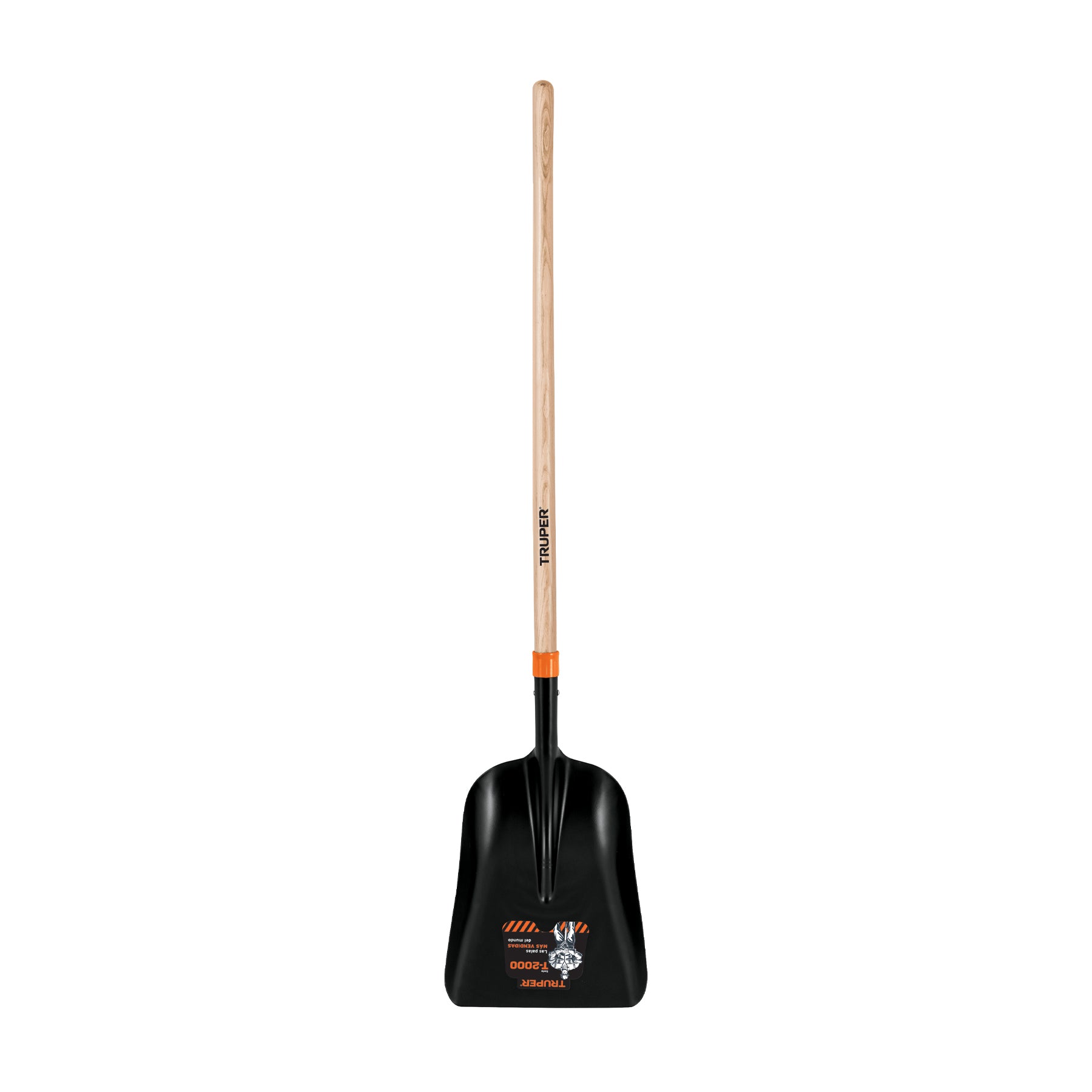 Pala carbonera chica T-2000 con mango largo de 43", Truper