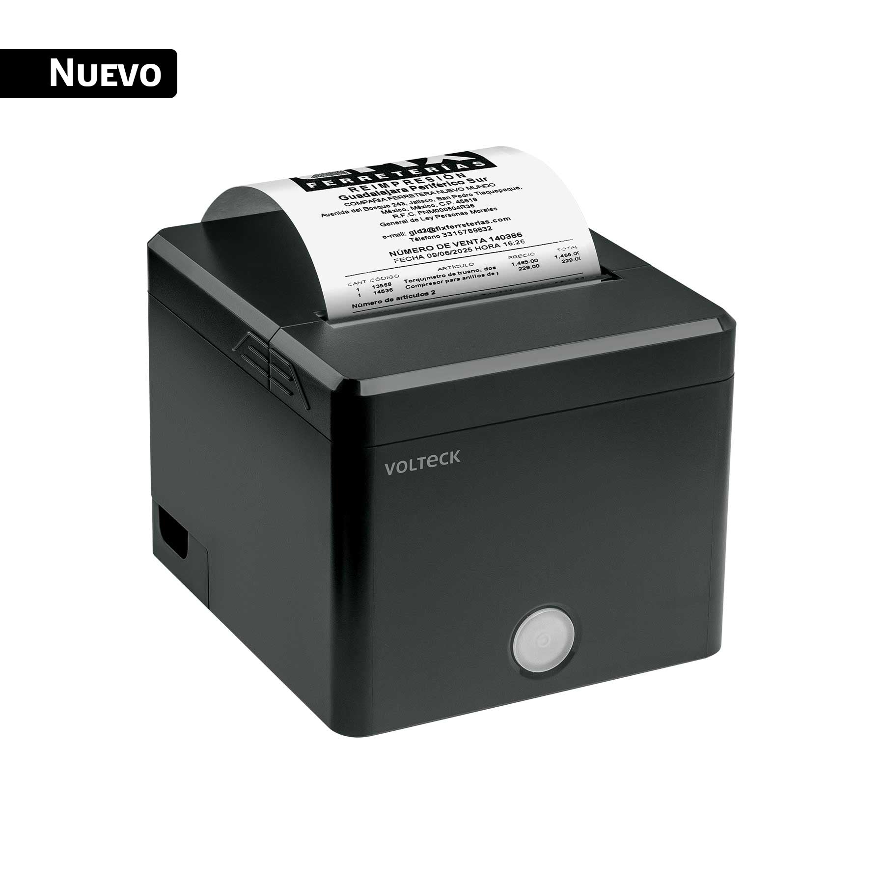 Impresora térmica de recibos 58/80 mm, USB+BT, autocorte, Volteck, PDV-80I, 43945