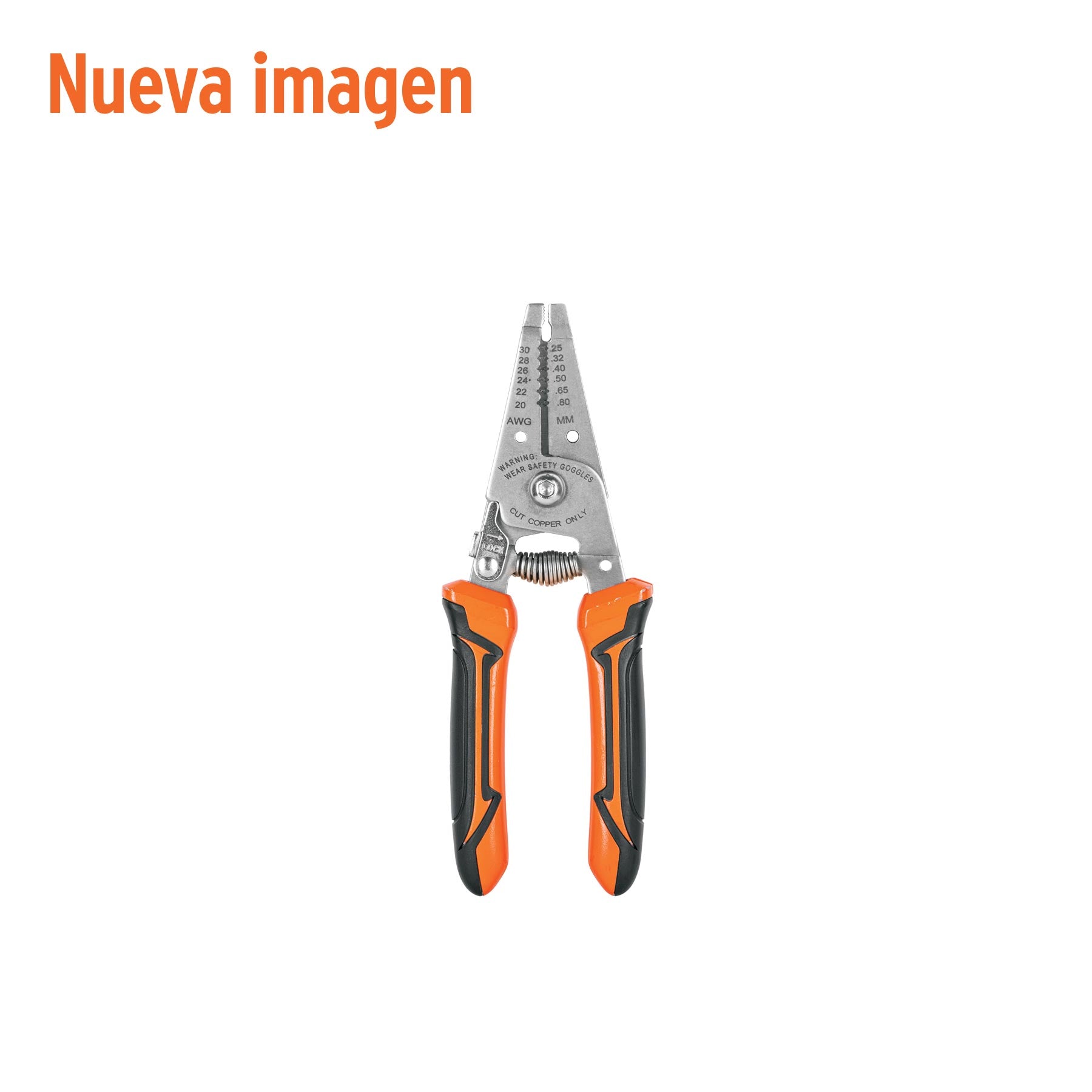 Pinza 6" pela cables, 30 a 20 AWG, Truper