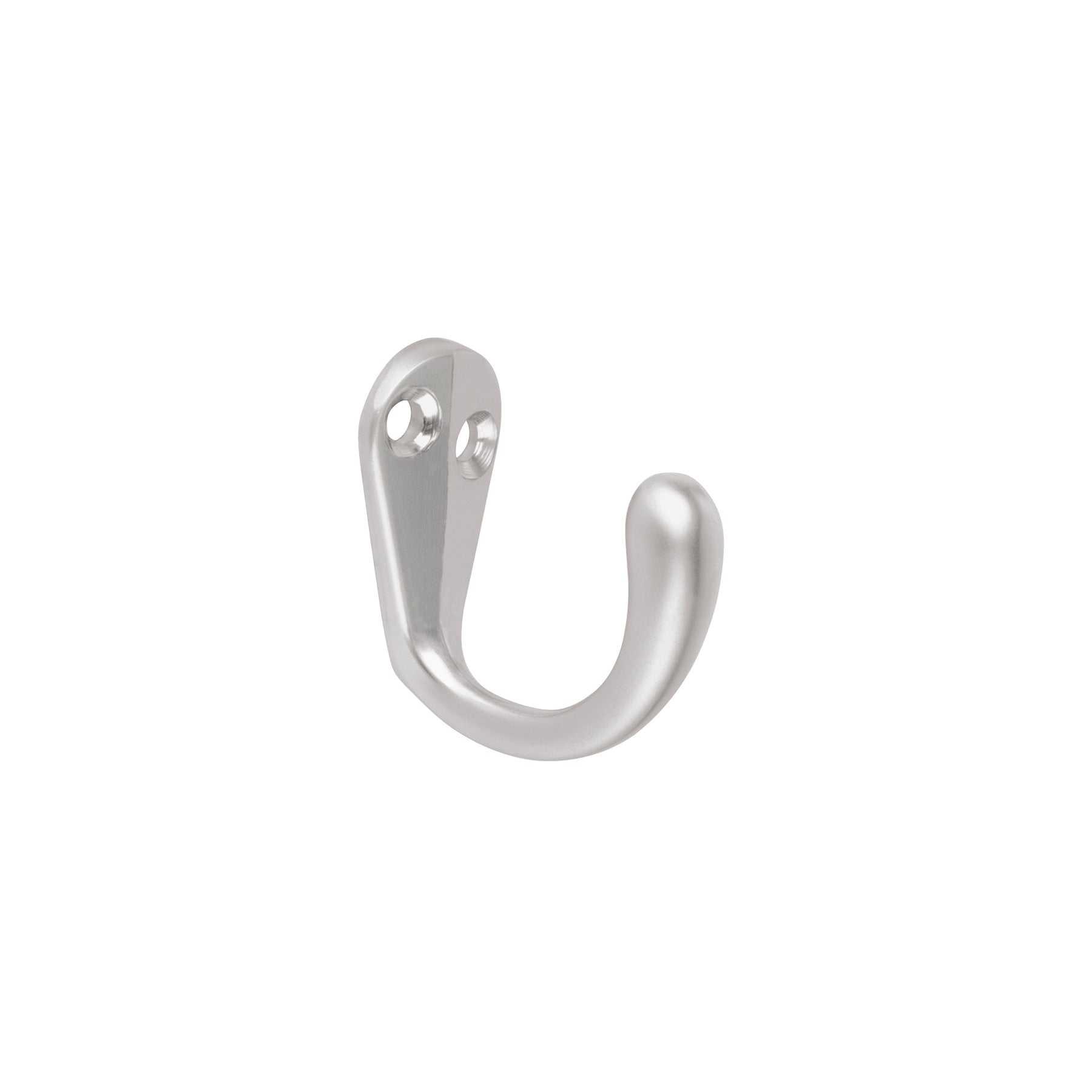 Gancho sencillo tipo perchero, 4 cm, cromo mate, Hermex, PEPU-03, 48352