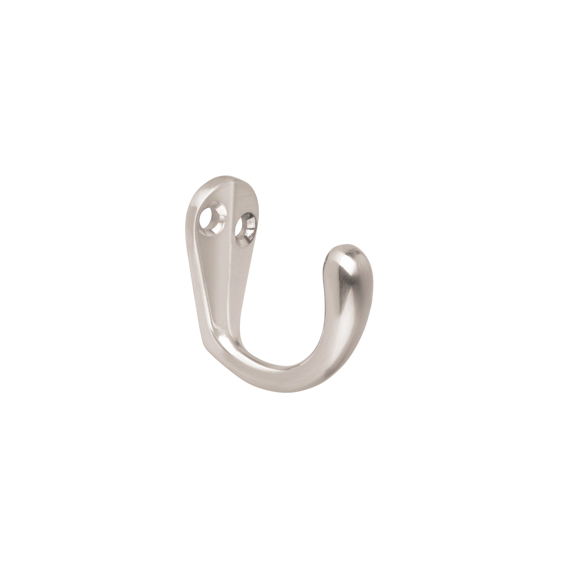 Gancho sencillo tipo perchero, 4 cm, níquel satinado, Hermex, PEPU-04, 48353