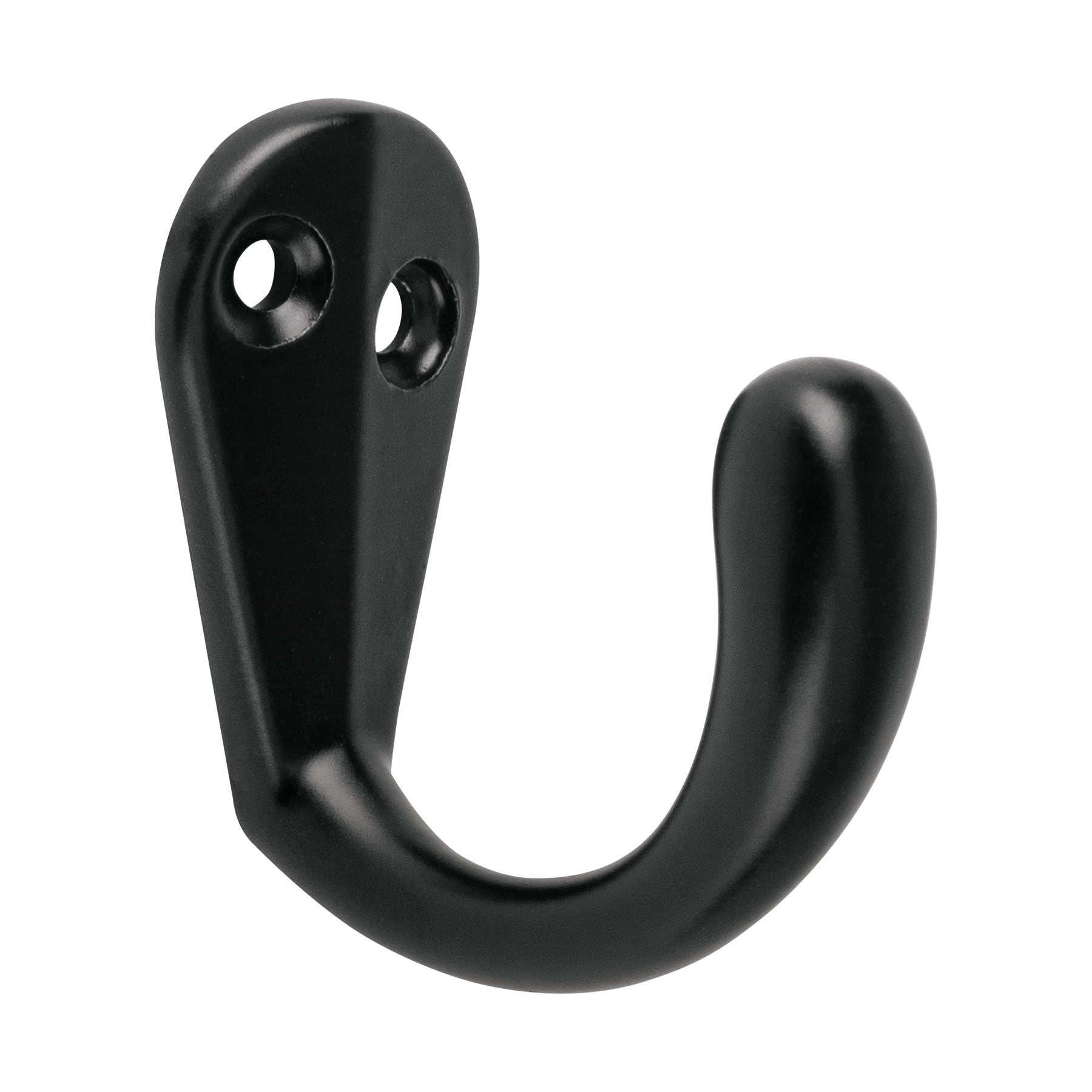 Gancho sencillo tipo perchero, negro, Hermex