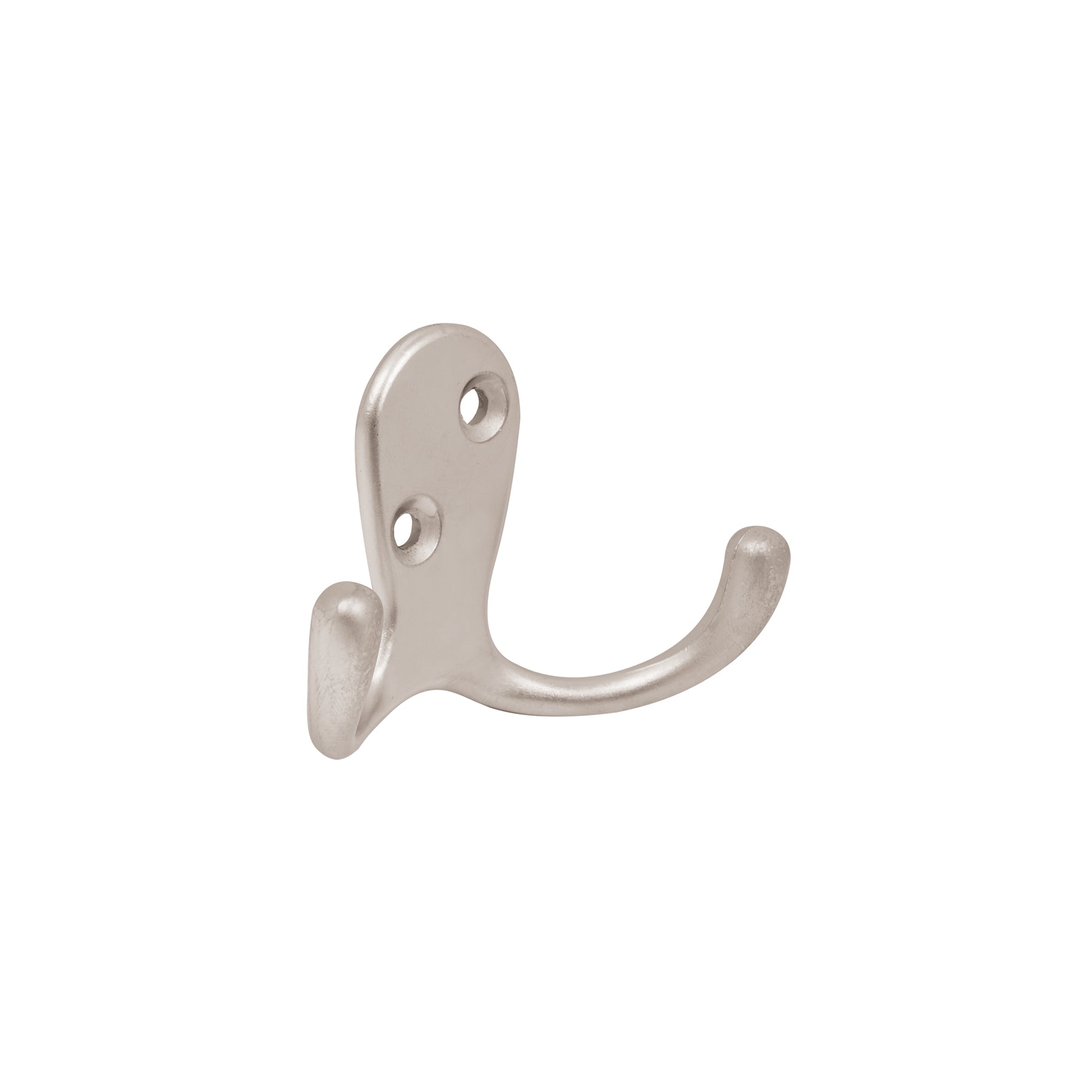 Gancho doble tipo perchero, 7 cm, níquel satinado, Hermex, PEPU-24, 43911