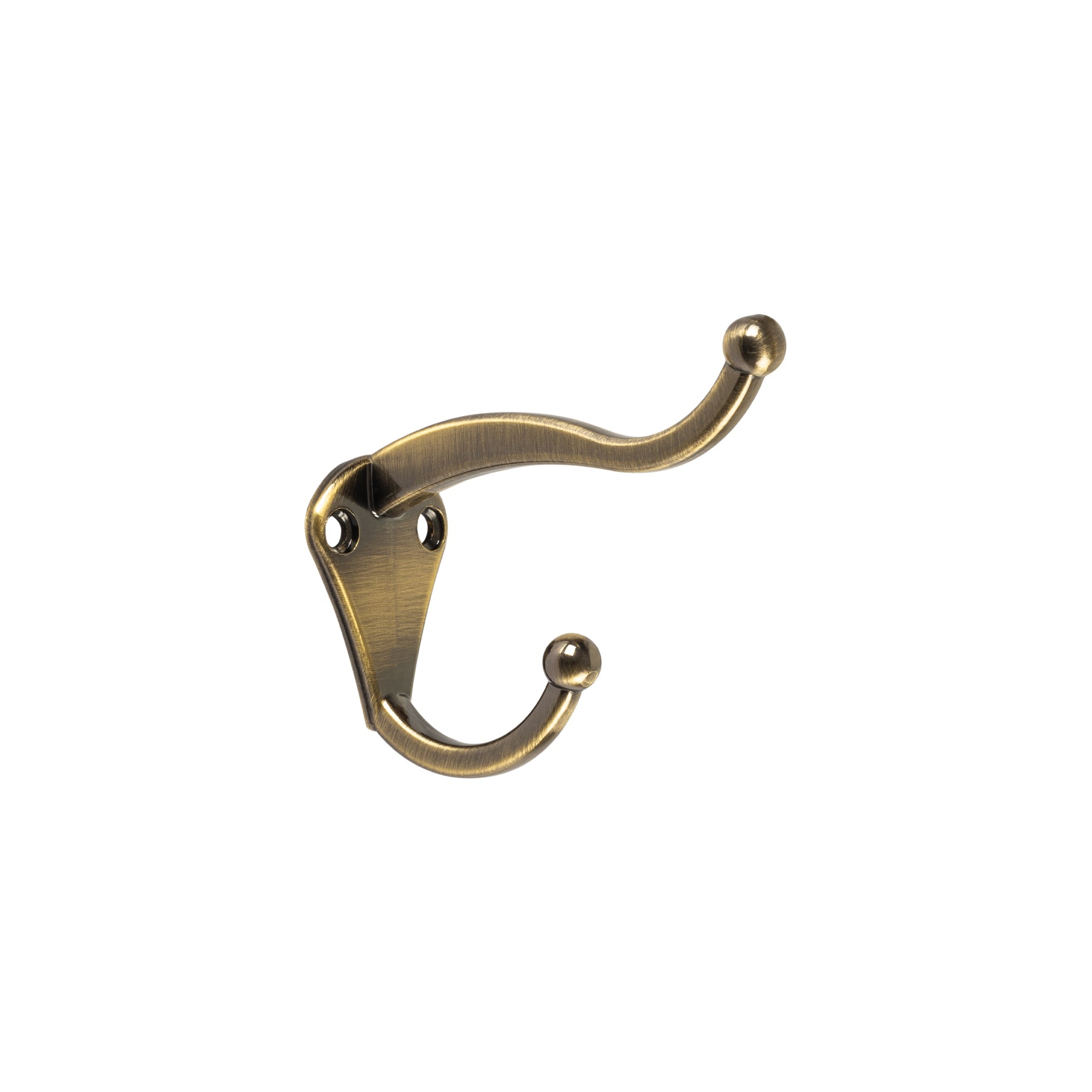 Gancho tipo perchero sombrero y abrigo, 4 cm, latón antiguo, Hermex, PEPU-32, 46405