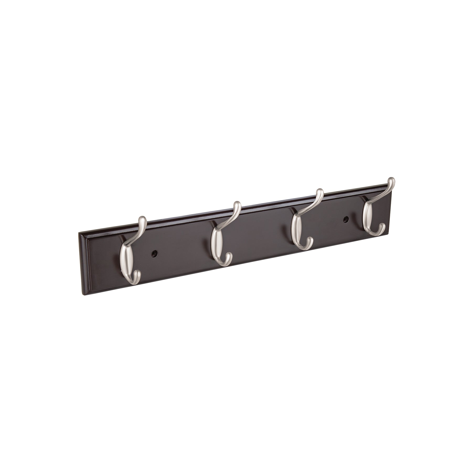 Perchero para pared con 4 ganchos, 10 cm, satinados, Hermex, PEPU-44, 49624