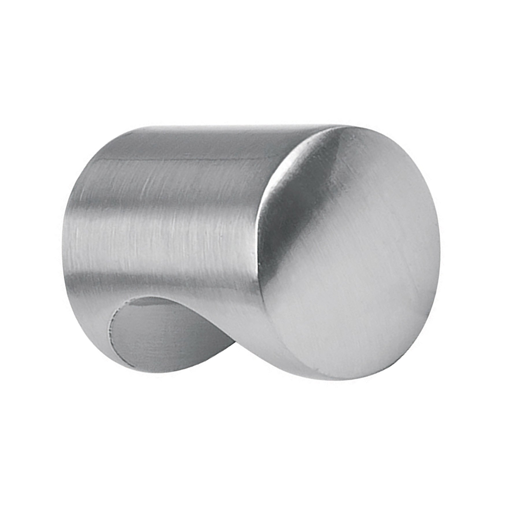 Perilla metálica estilo "Cilindro", níquel satinado, Hermex