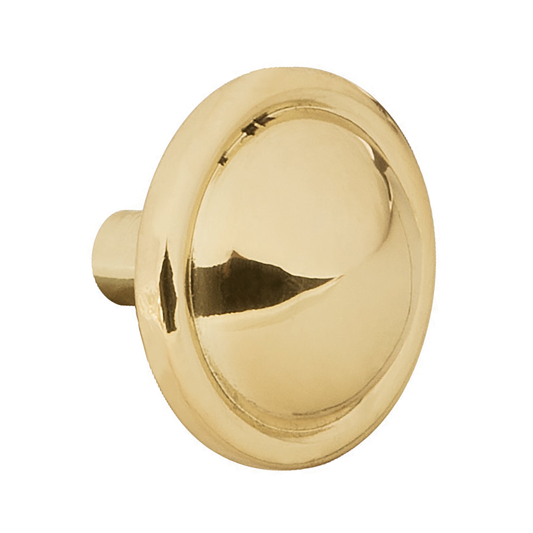 Perilla metálica estilo "Barroco", acabado latón brillante