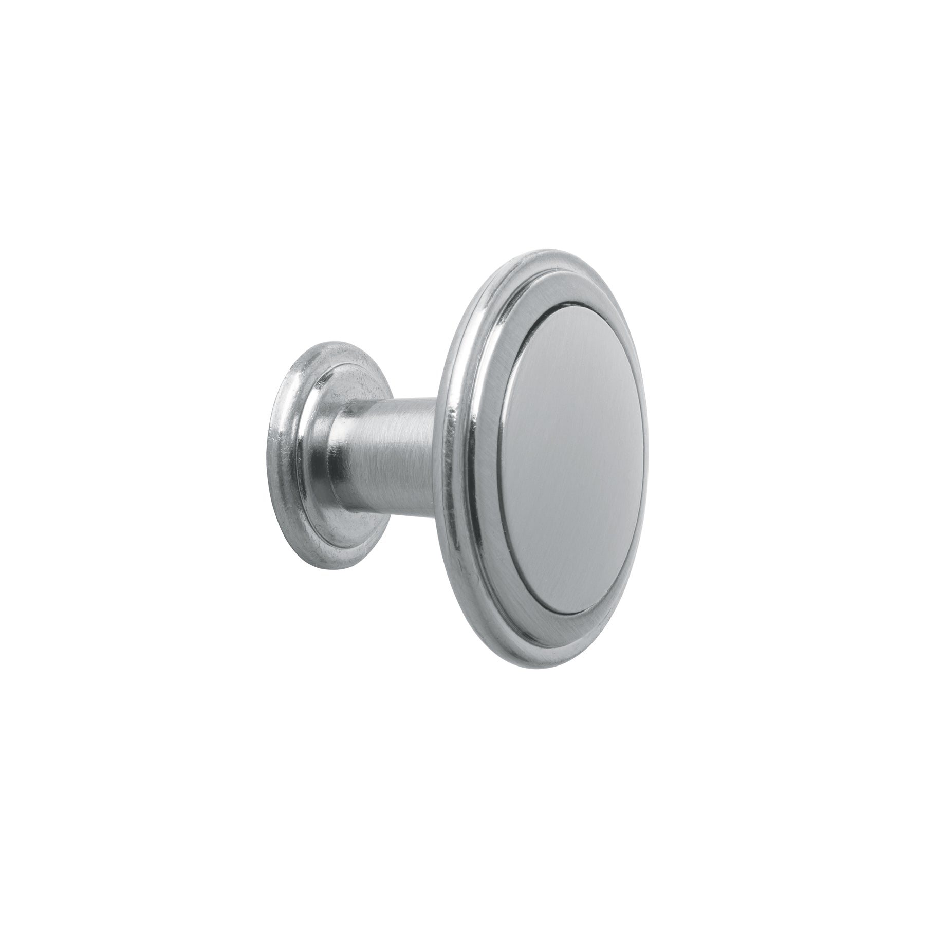 Perilla metálica estilo "Moderno", níquel satinado, Hermex, PER-071, 43811