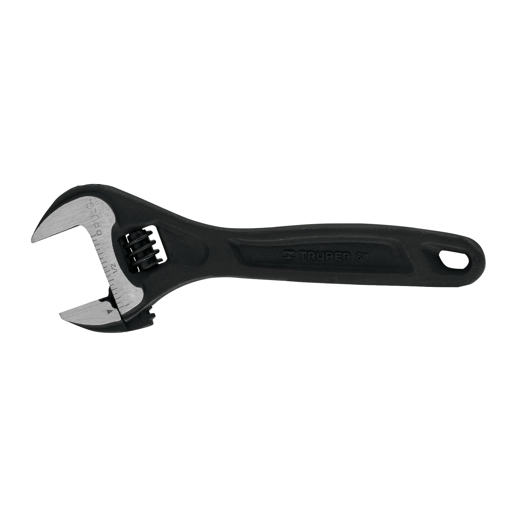 Llave ajustable (perico) 6" profesional pavonada, Expert