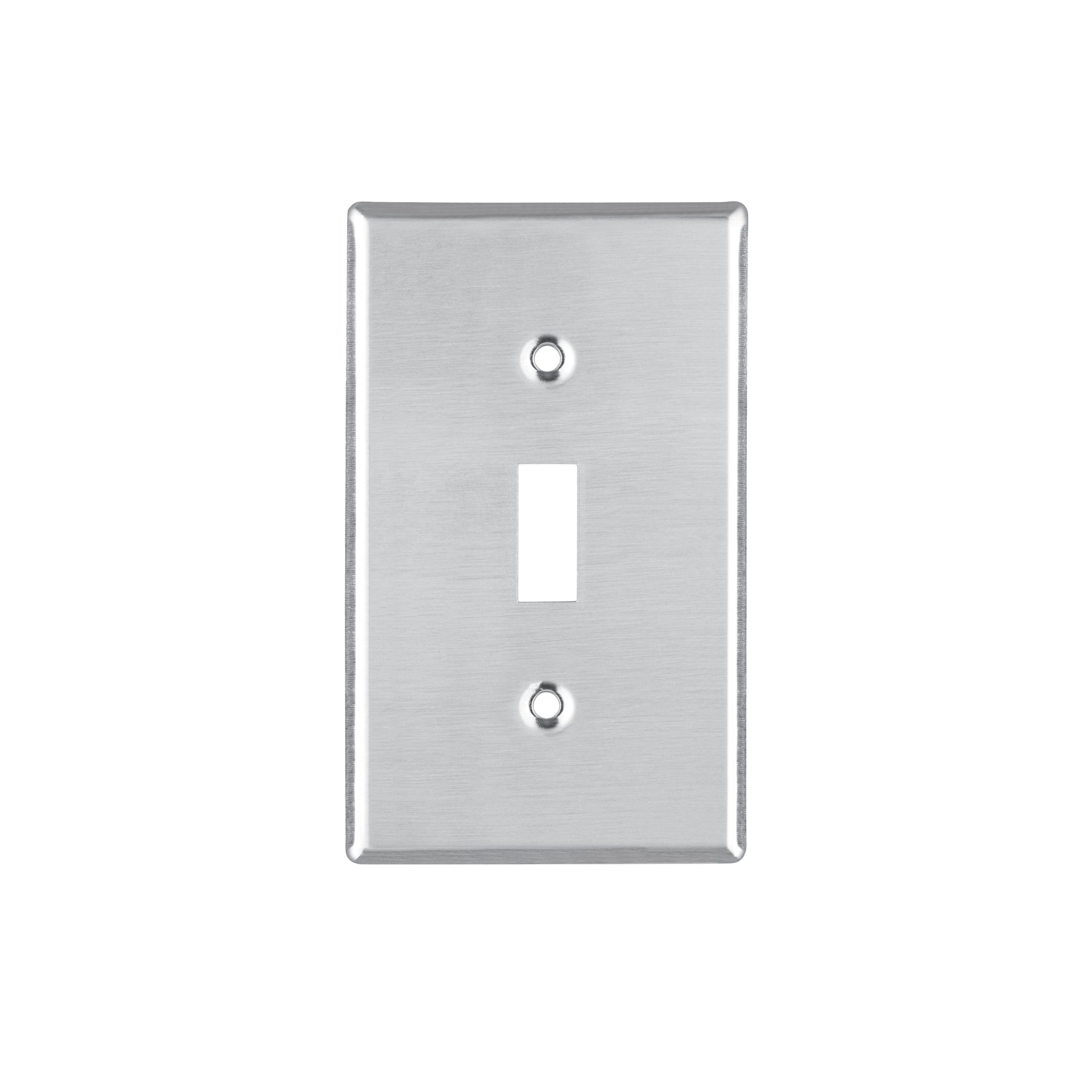 Placa de Acero inoxidable . para interruptor vertical, Standard, Volteck, PIAP-S, 46547