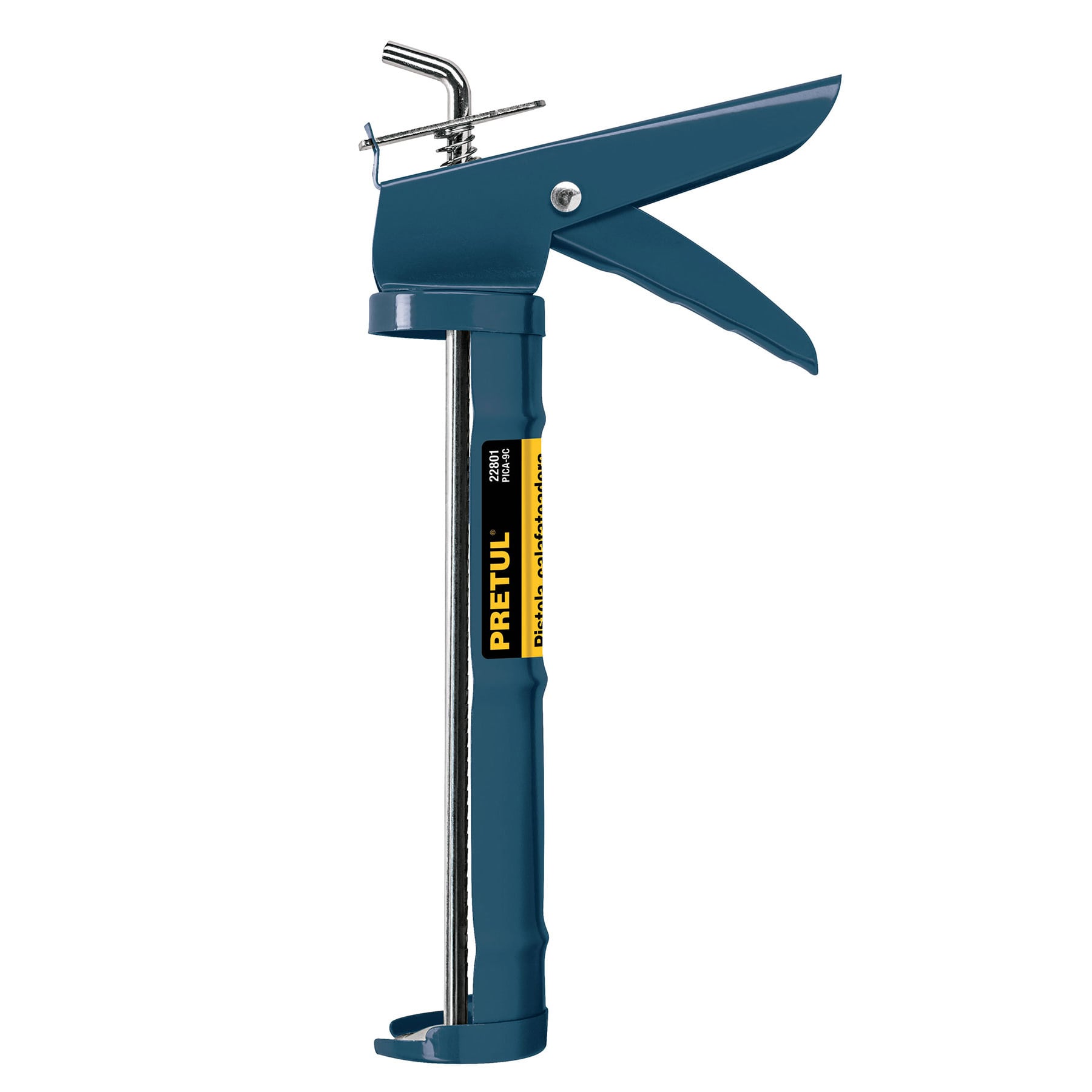 Pistola calafateadora con cremallera, Pretul