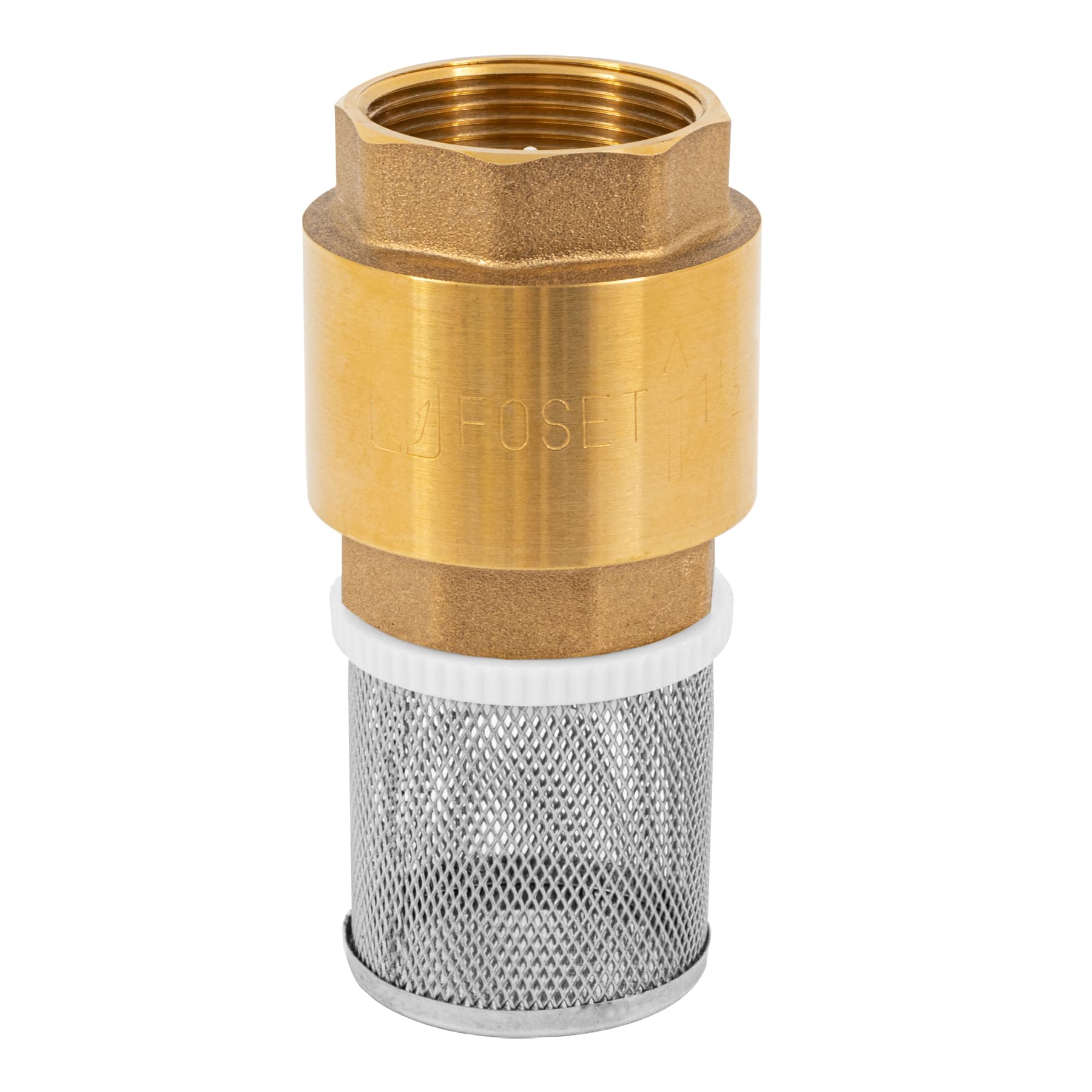 Pichancha con rejilla acero inoxidable 1-1/2", Foset