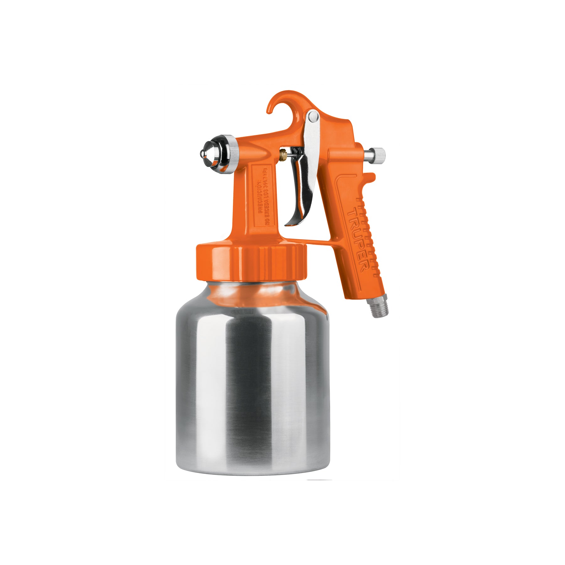 Pistola para pintar baja presión, naranja, entrada inf, Truper
