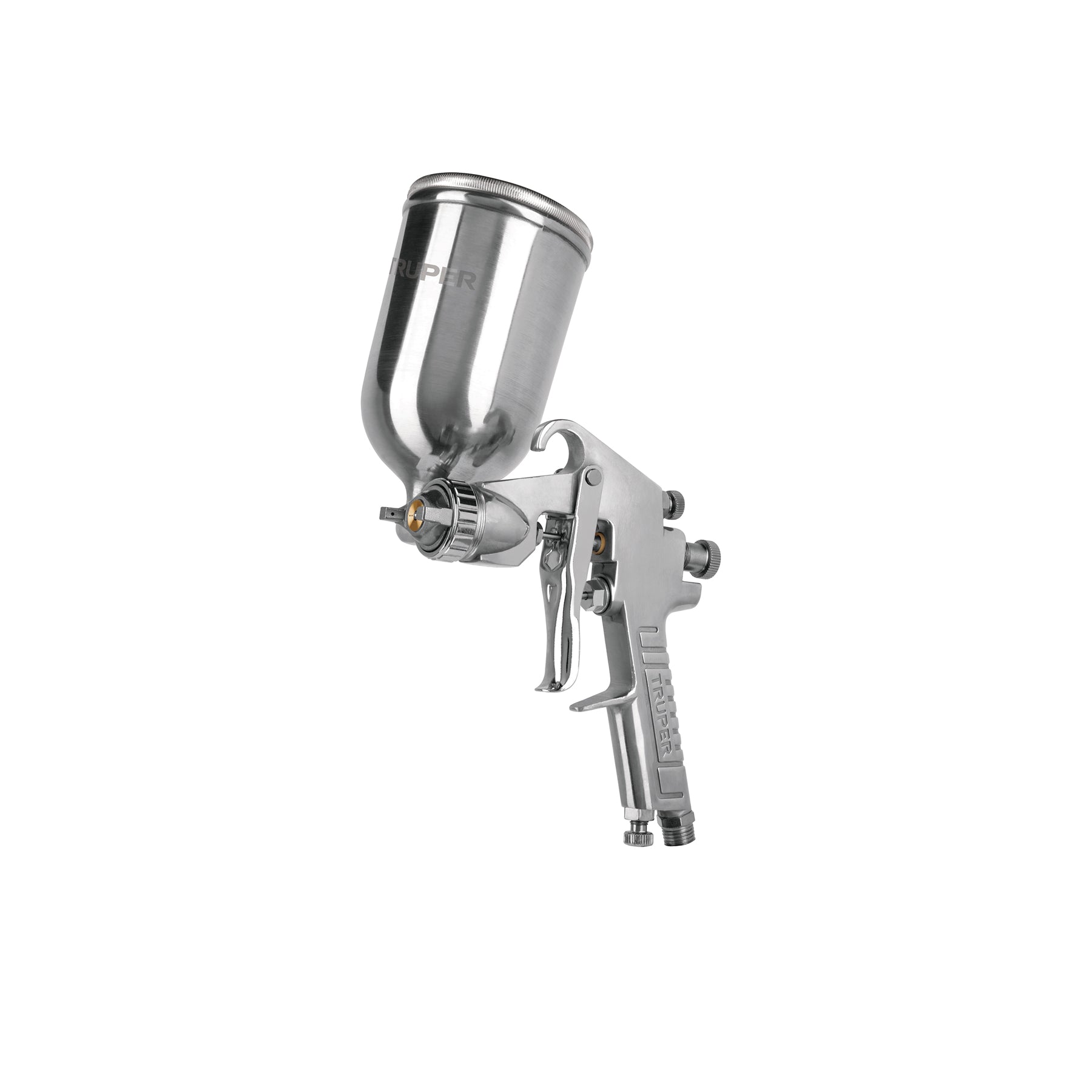 Pistola para pintar gravedad LVMP vaso aluminio, 2 mm, Truper